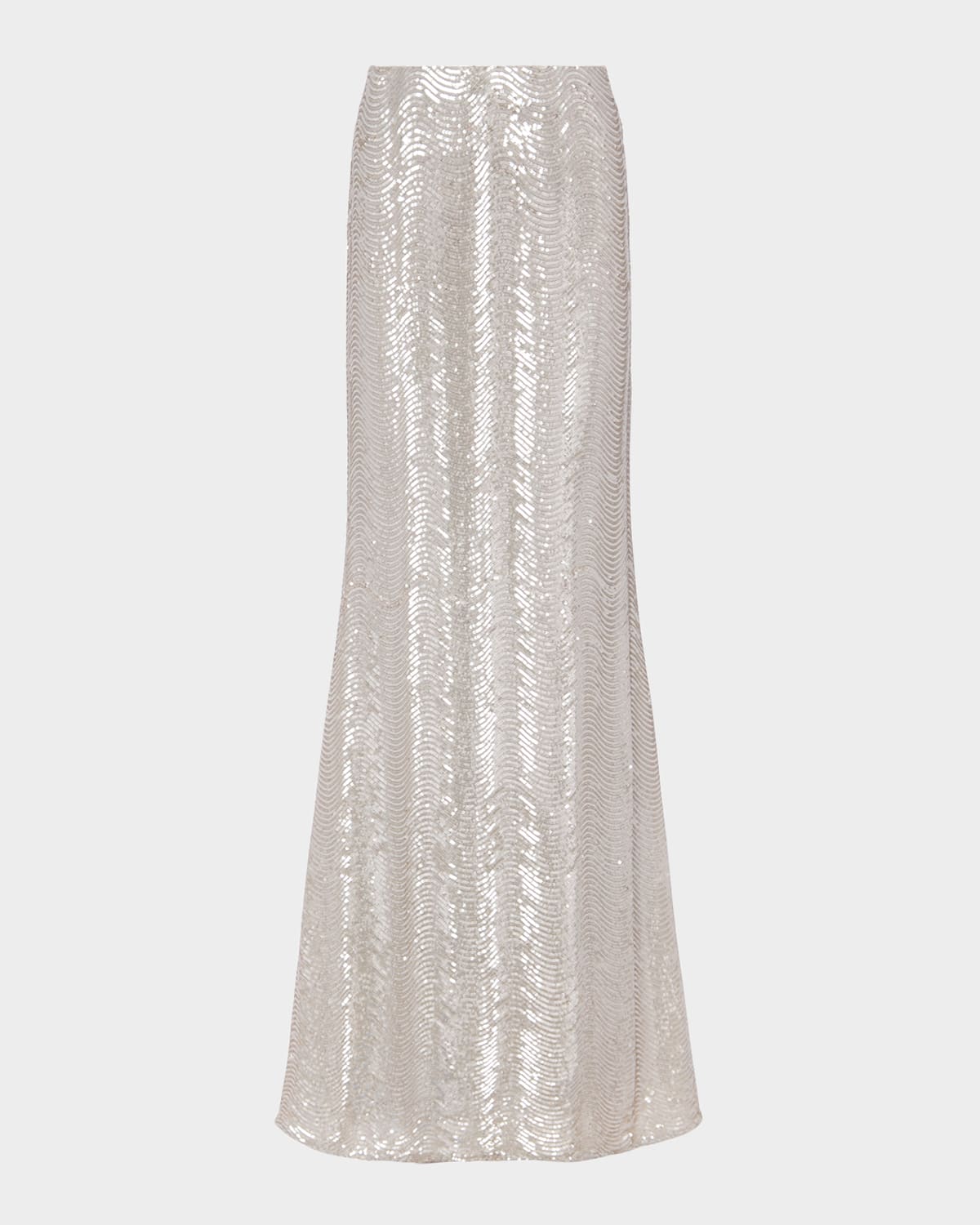 L'agence Zeta Sequined Maxi Skirt