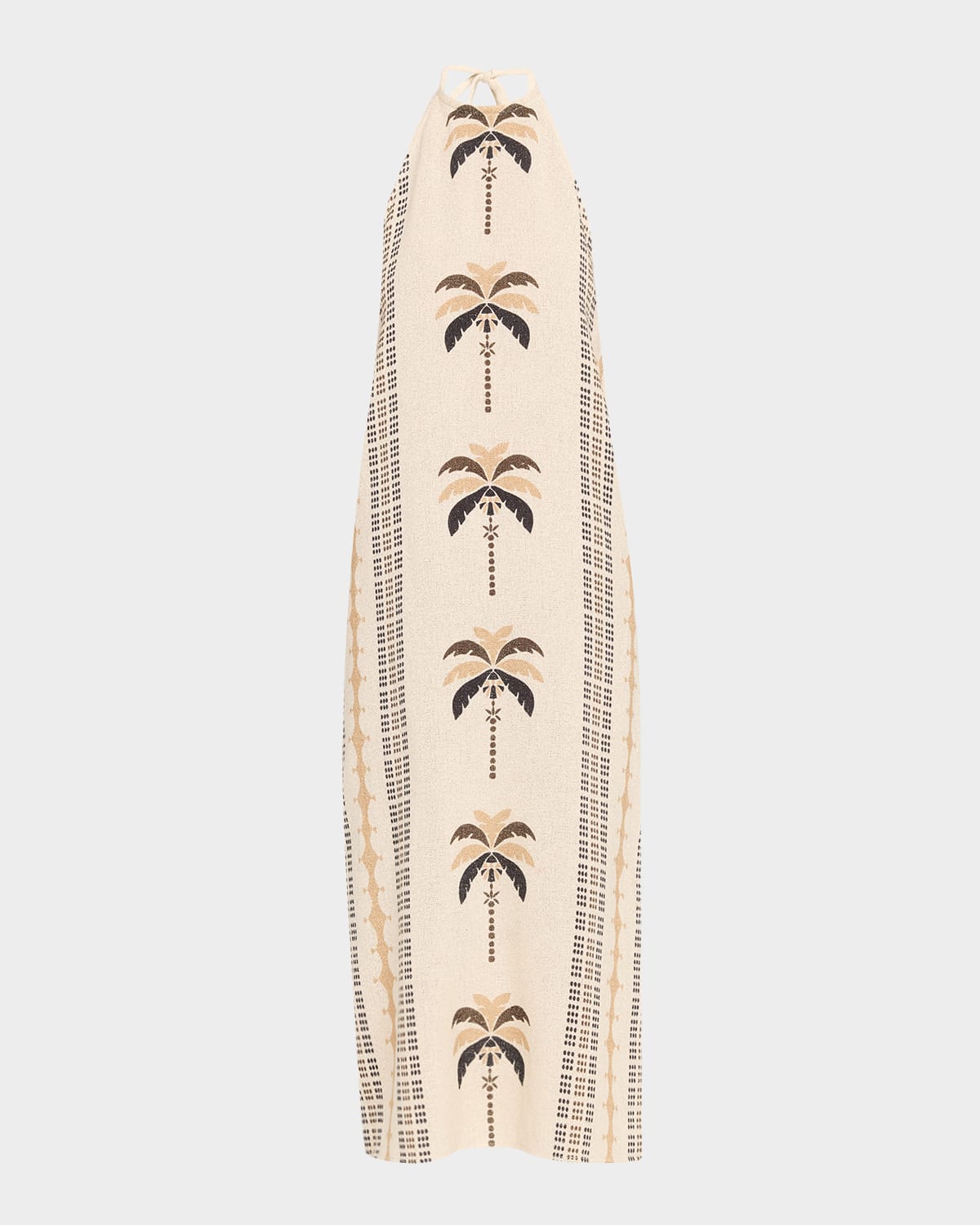 Ramy Brook Gardenia Halter Midi Dress In Neutral