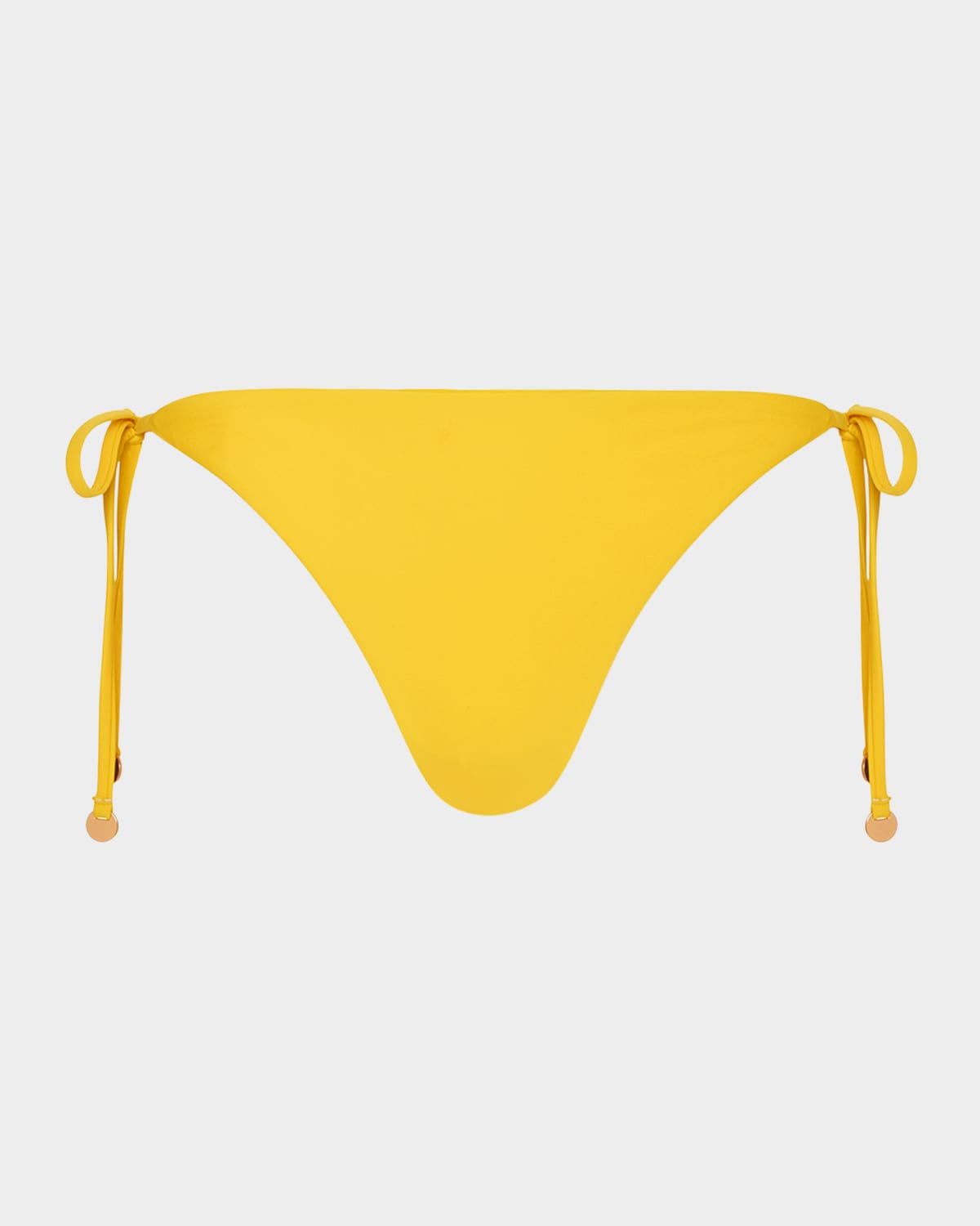 Ramy Brook Benni Tie-side Bikini Bottoms In Yellow