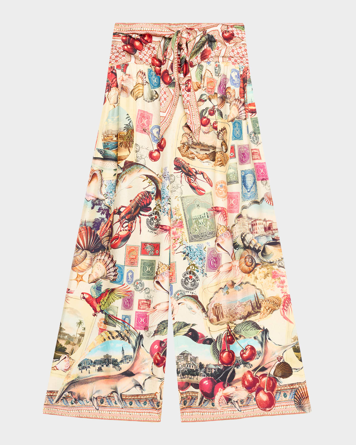 Camilla Notes From The Road Relaxed Pants In Multi