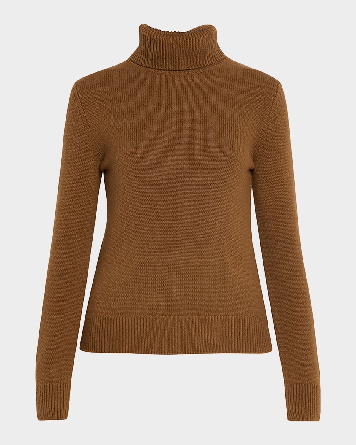 Ralph Lauren Cashmere Turtleneck Sweater In Brown