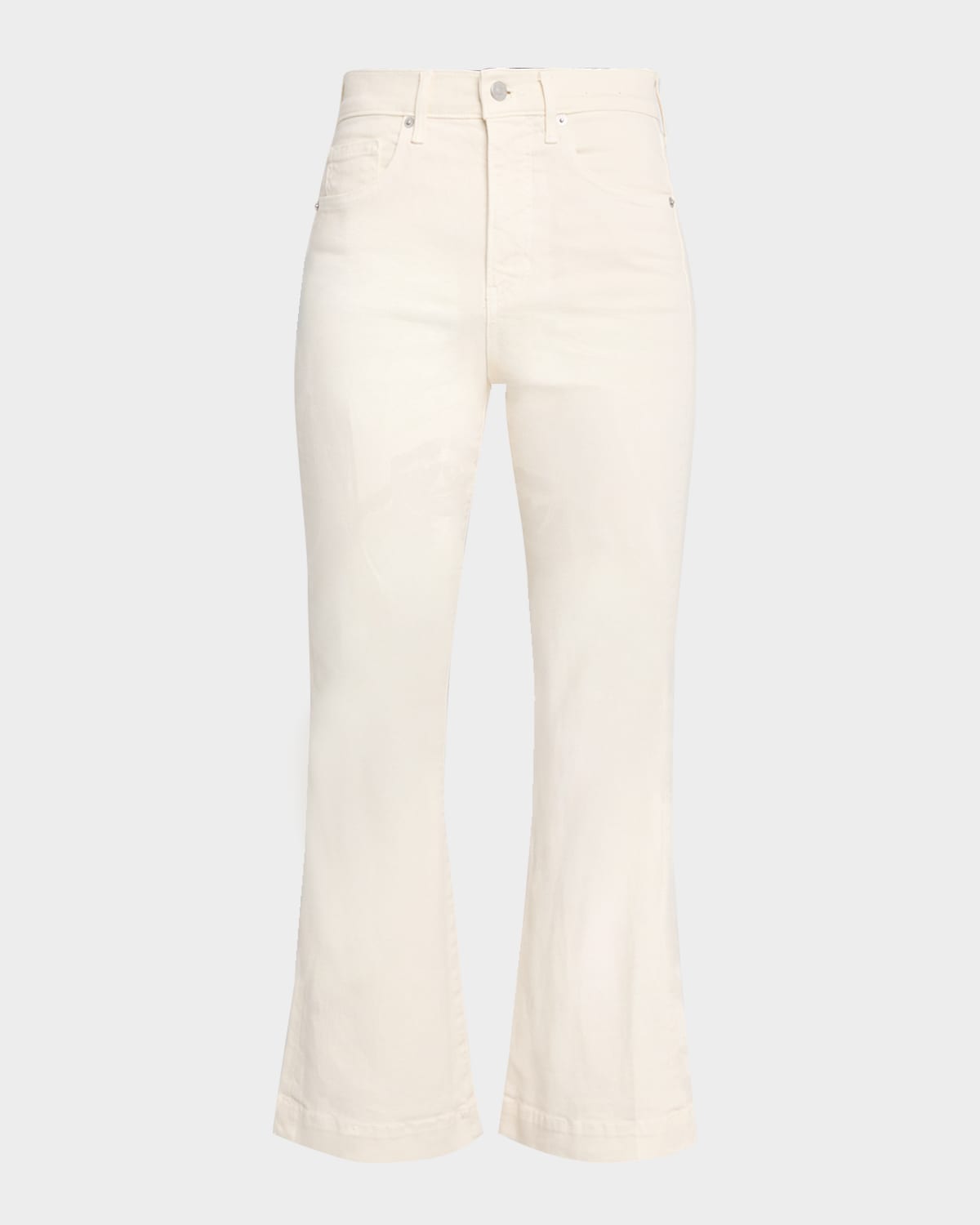 Veronica Beard Carson Ankle Flare Jeans In Sand
