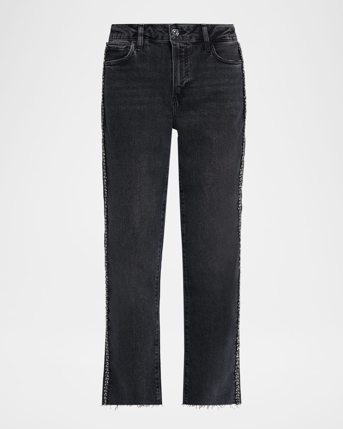 PAIGE Mason Embellished Ankle-Length Jeans