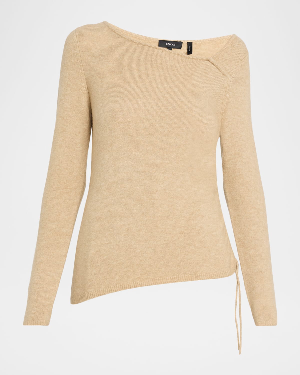 Theory Cashmere-blend Asymmetric Sweater