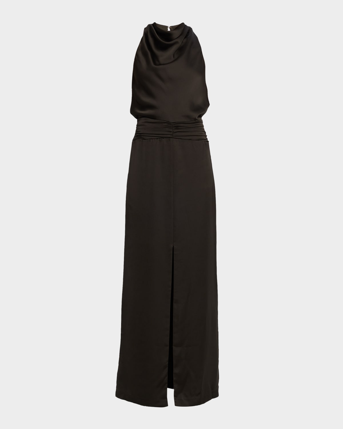 Ramy Brook Charmayne Sleeveless Slit Cowl Gown