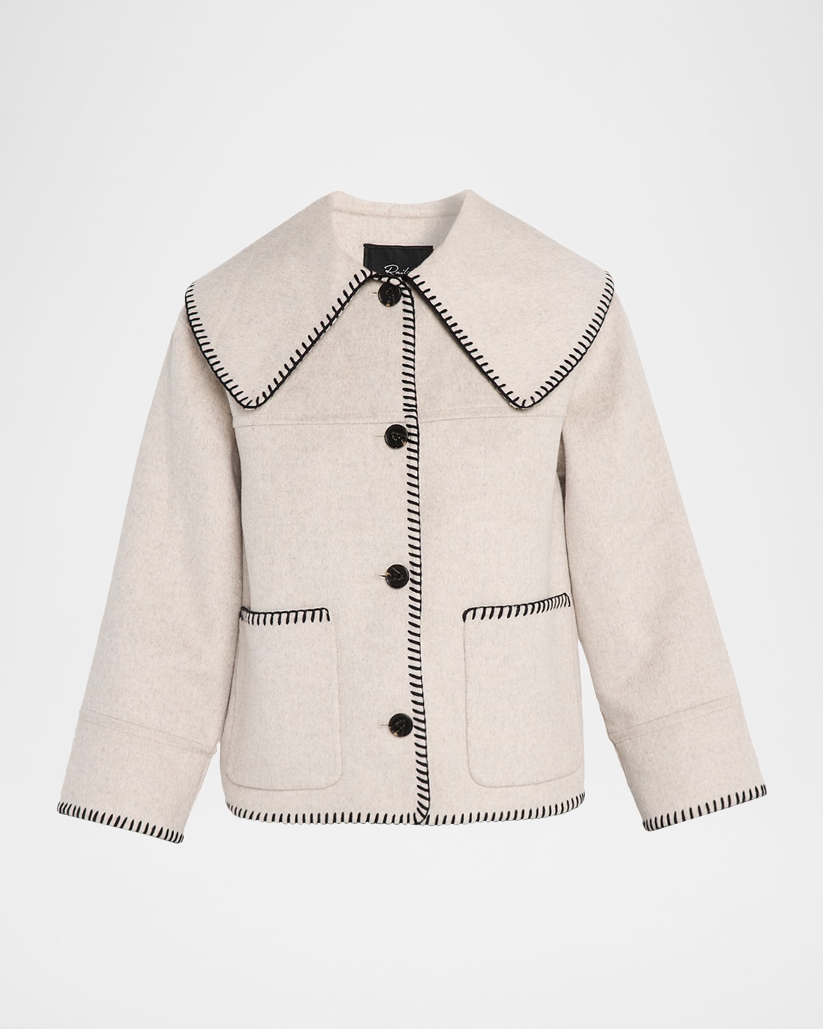 Rails Patty Wool Jacket In Brown