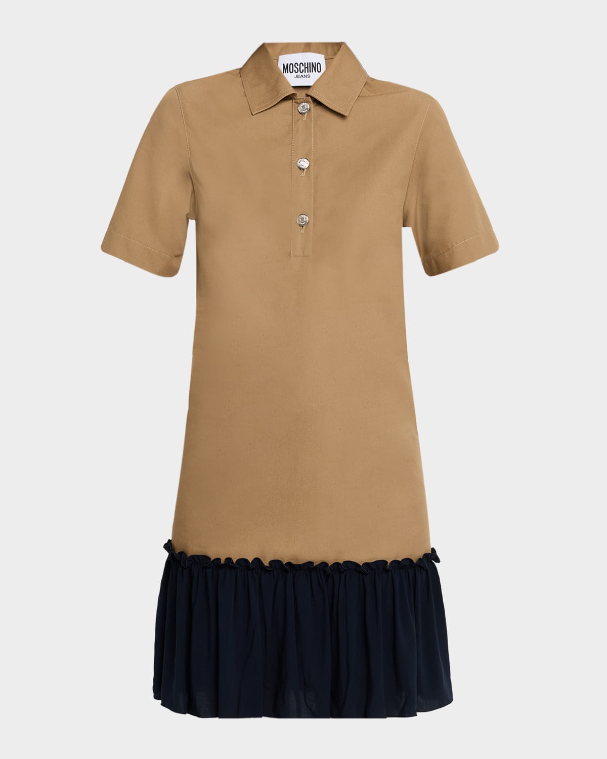 Moschino Cotton Twill Mini Dress