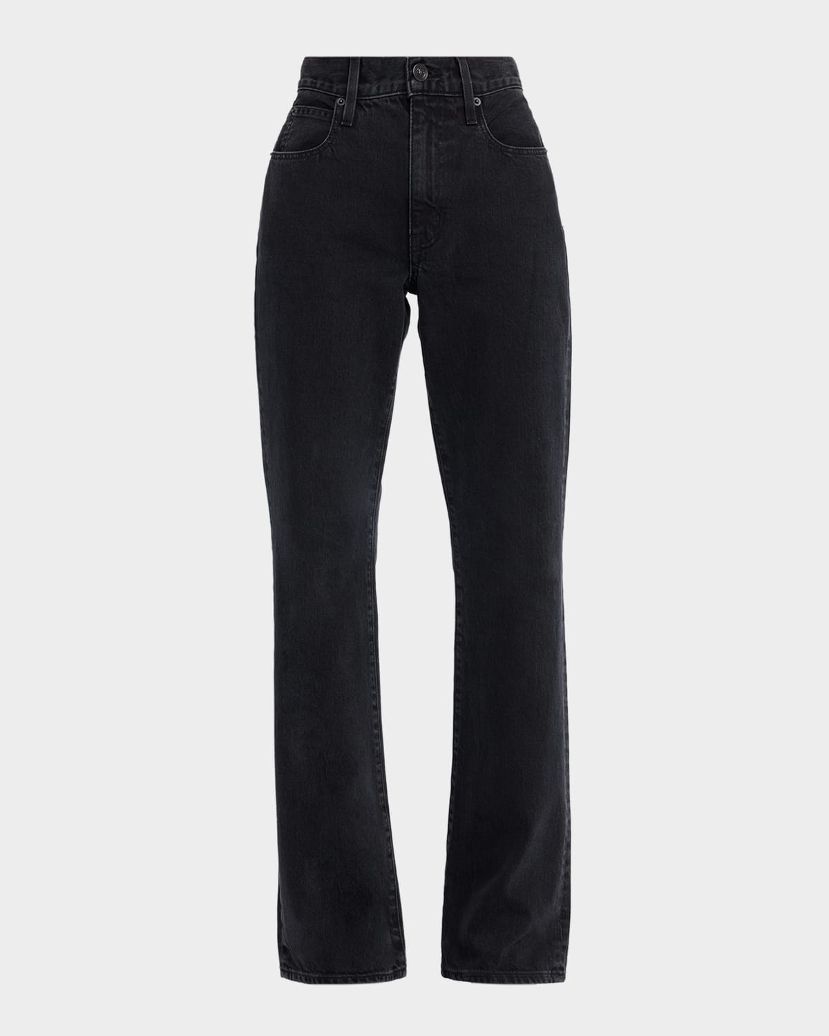 Slvrlake Anita High-rise Bootcut Jeans In Black