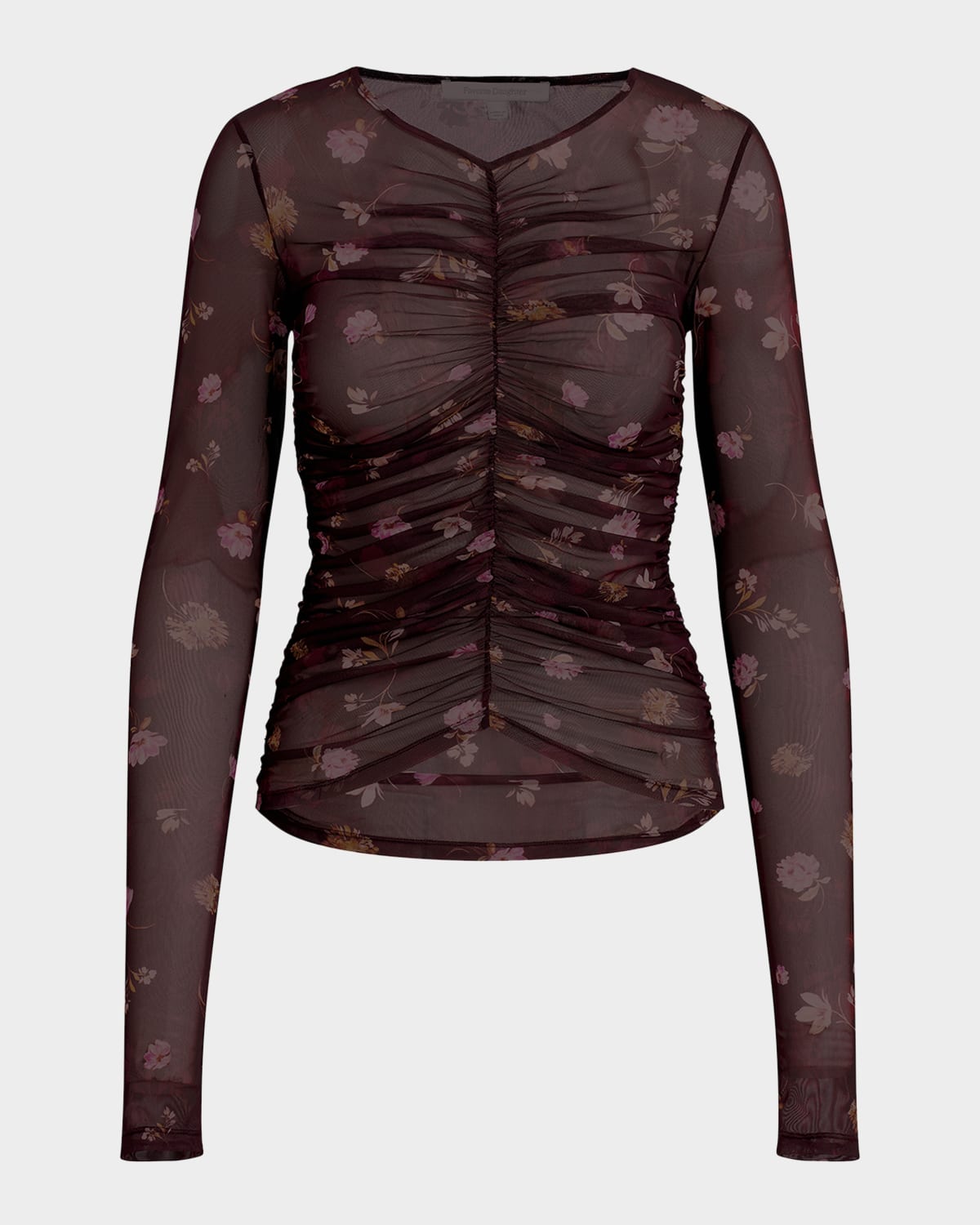 Favorite Daughter Whimsical Monet Mesh Party Top