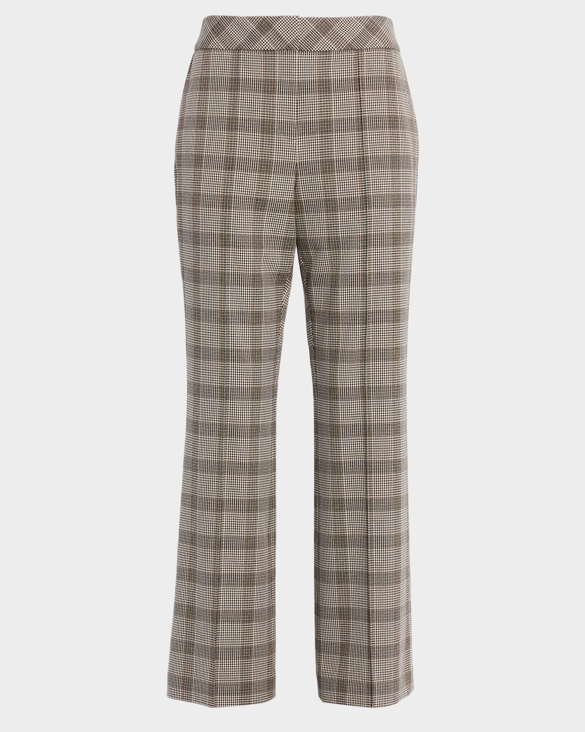 Elie Tahari The Elodie Plaid Bootcut Pants