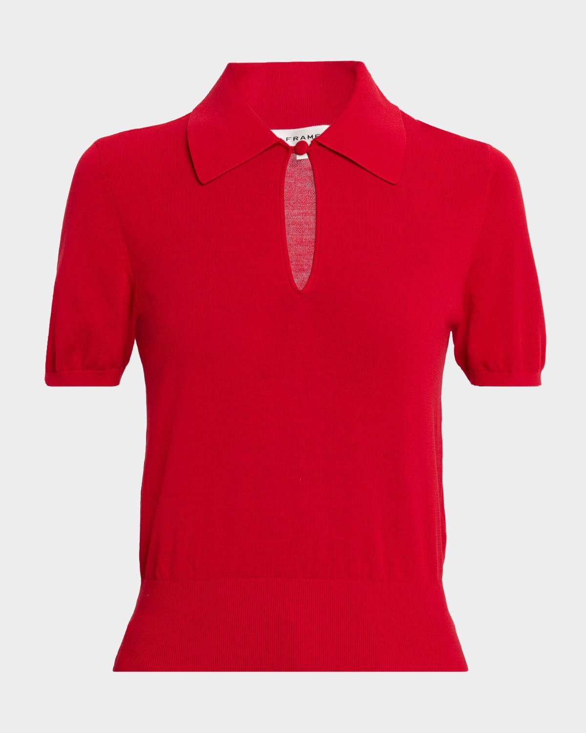 Frame The Keyhole Polo In Red