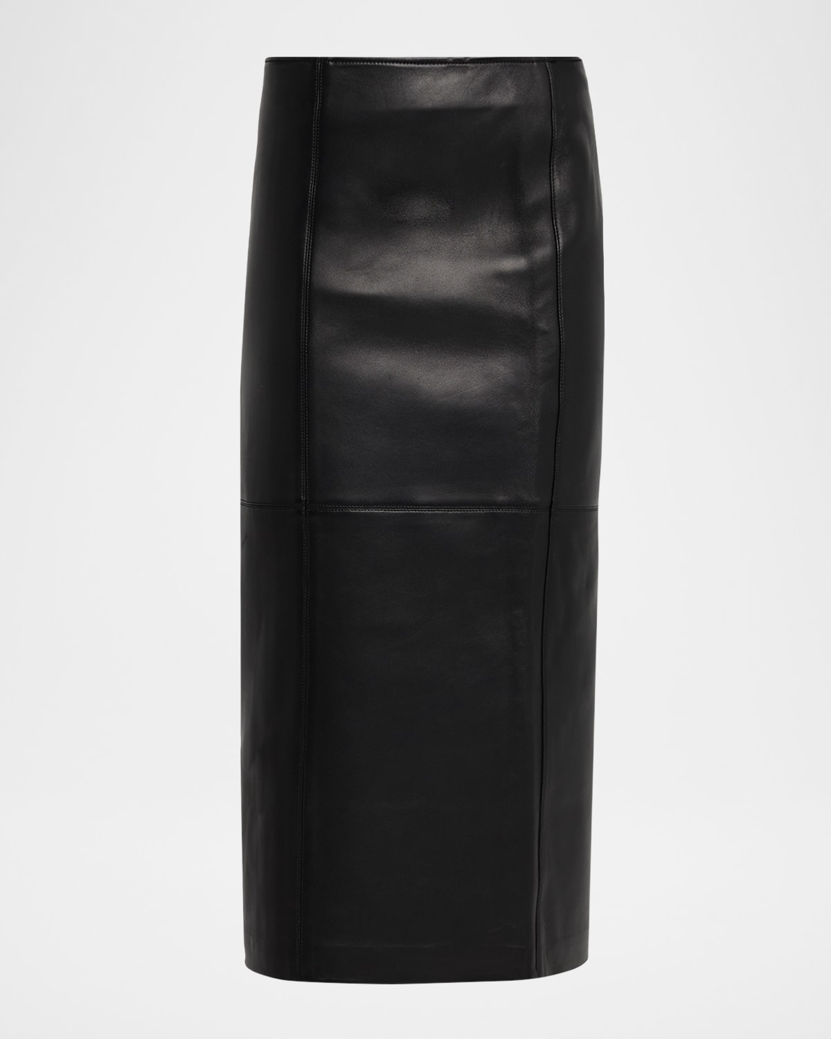 A.L.C. Marta Leather Midi Skirt