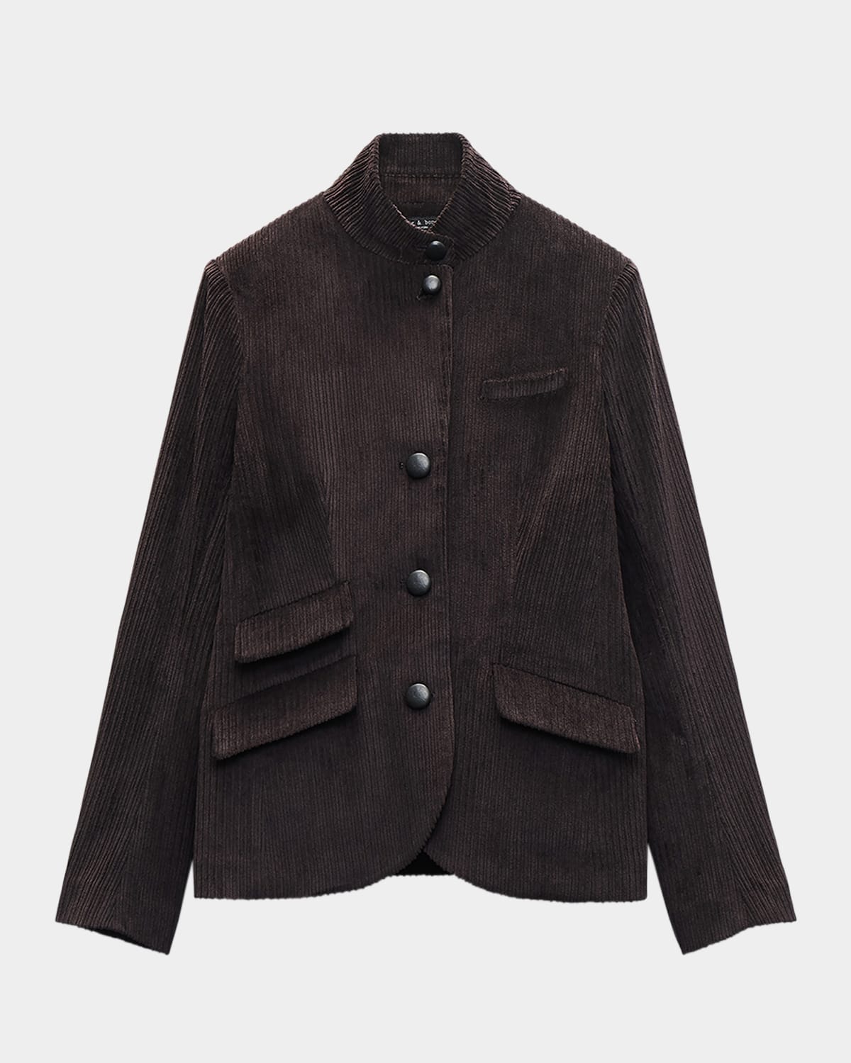 Rag & Bone Slade Corduroy Blazer In Black