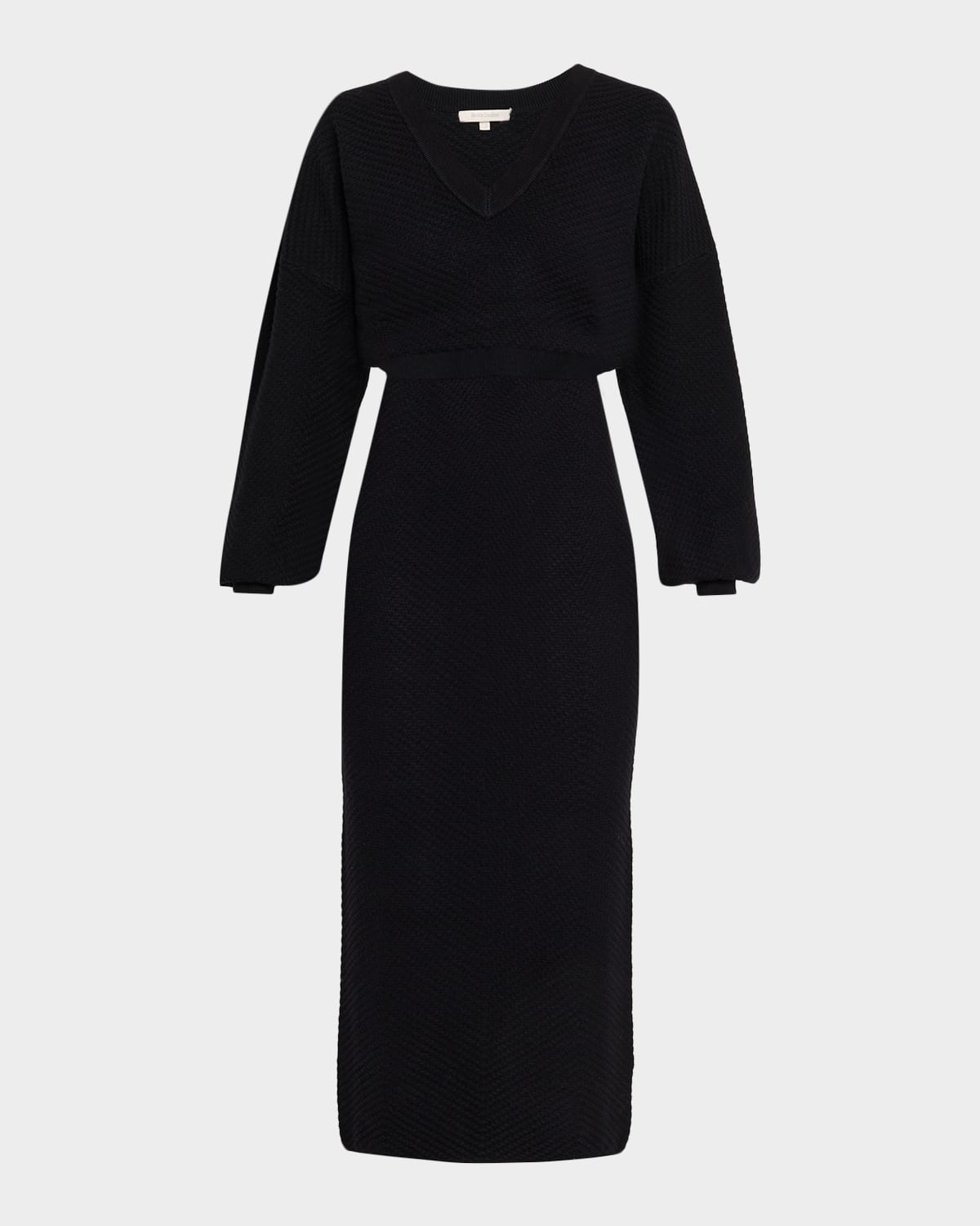 Favorite Daughter The Ava Chevron Knit Midi Dress