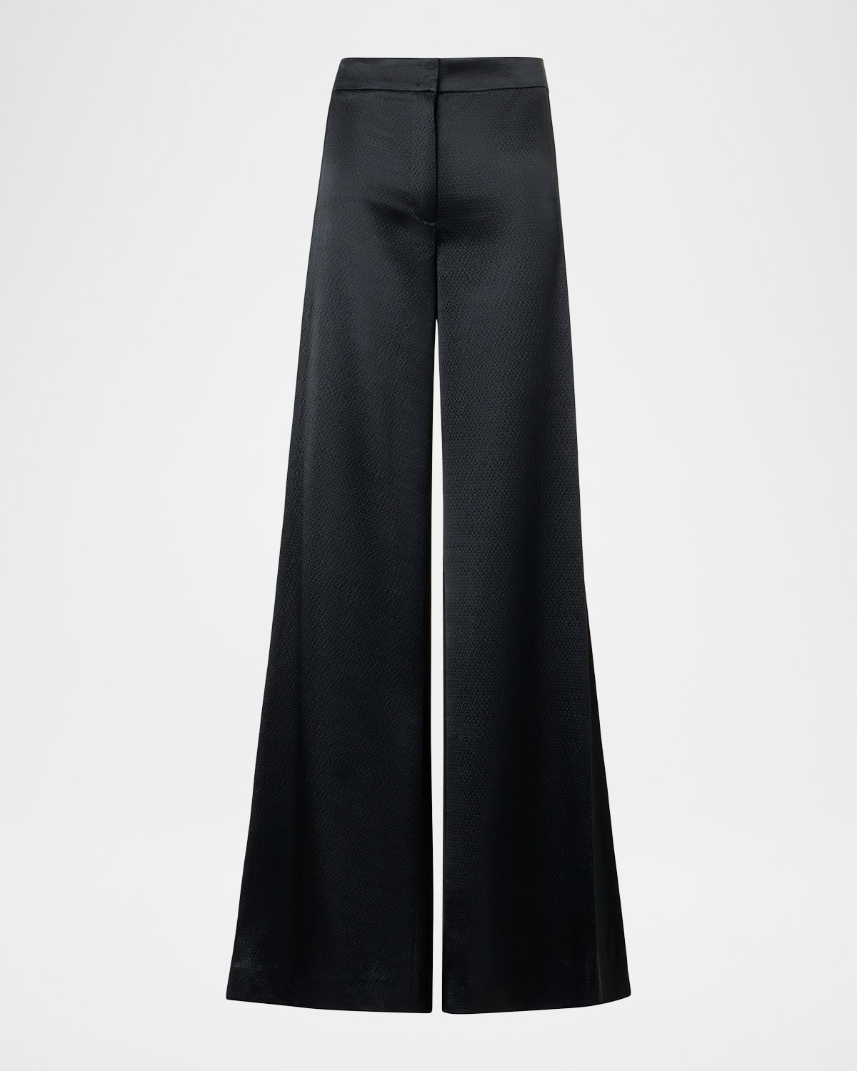 Akris Celeste Wool Silk Wide-leg Pants In Black