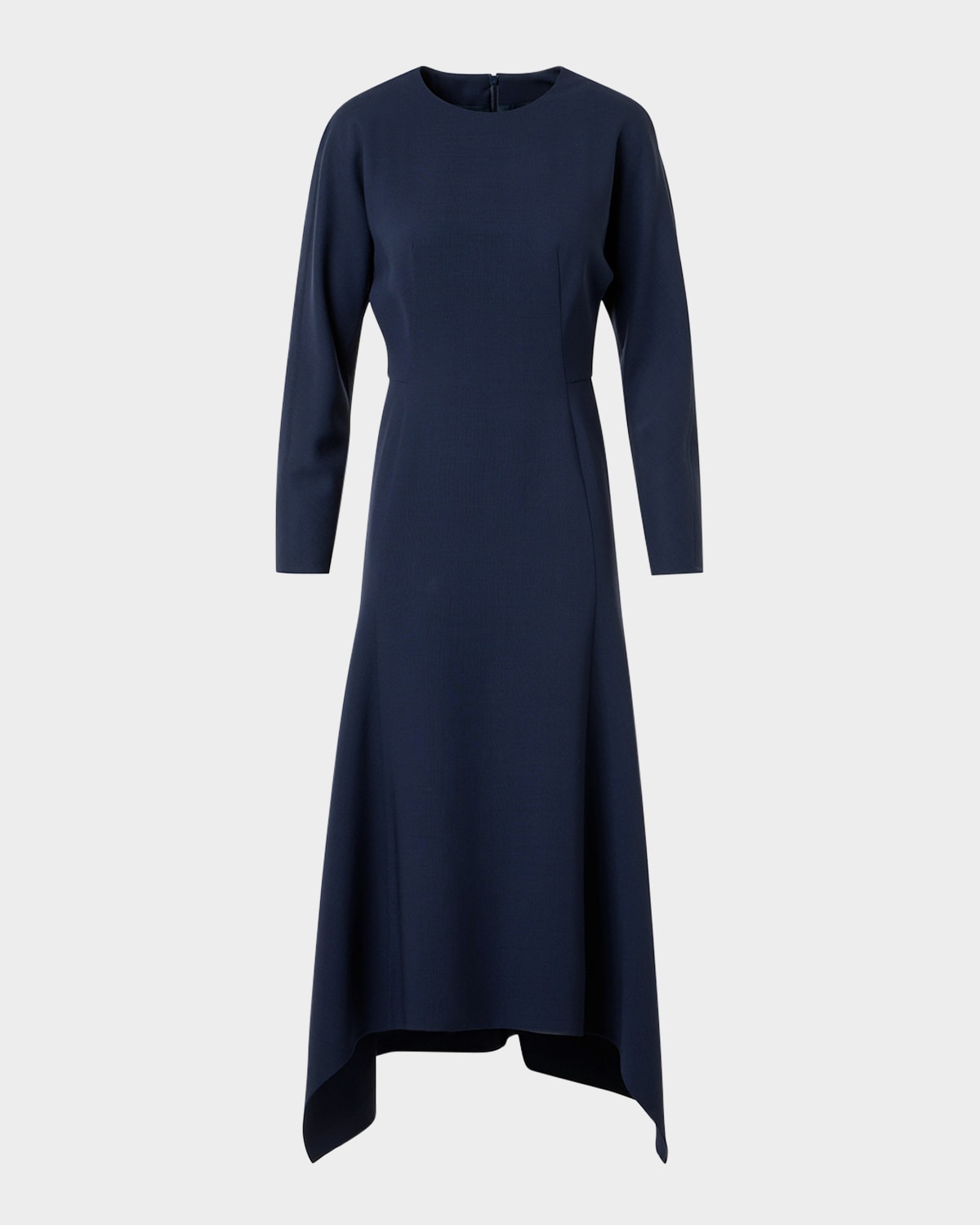 Akris Fit-and-flare Handkerchief Dress In Multi