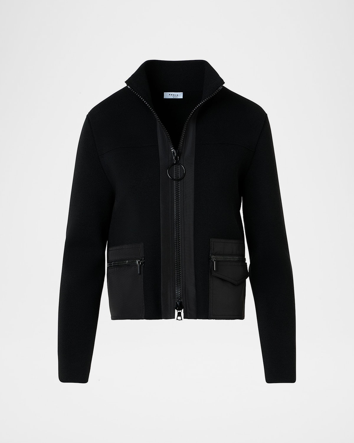 Akris punto Merino Knit Zip Jacket