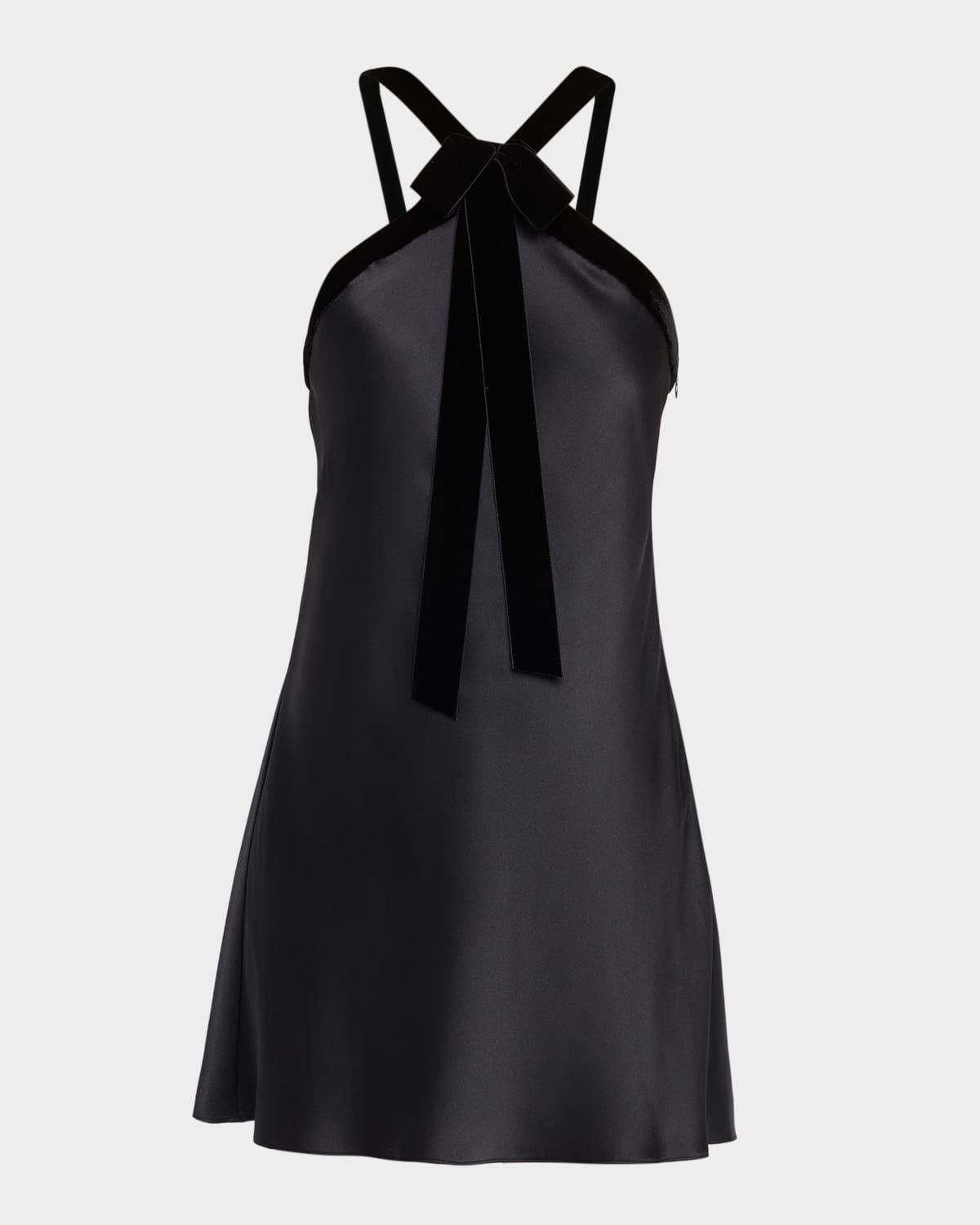 Tanya Taylor Elfreda Sleeveless Bow Mini Dress