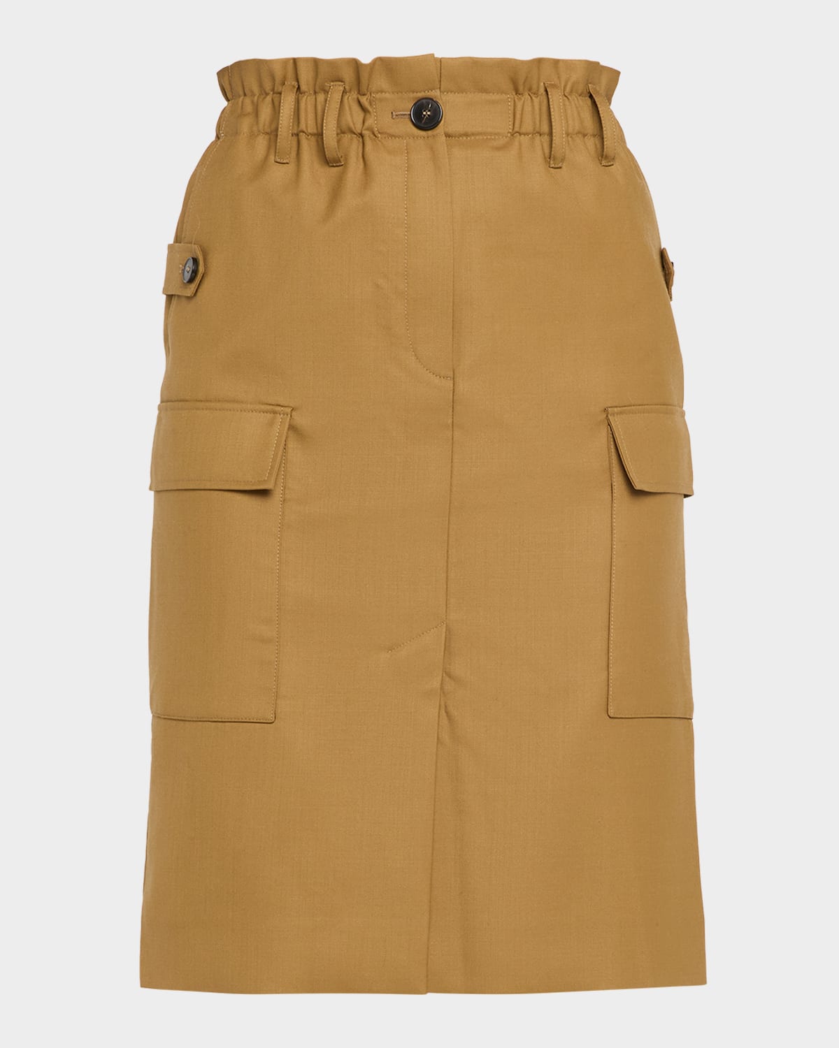 Iro Carrie Cargo Midi Skirt In Brown