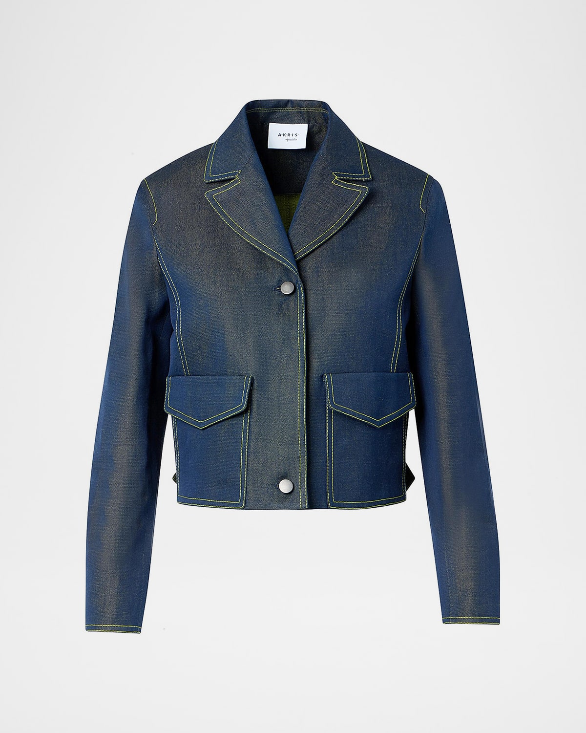 Akris punto Boxy Denim Jacket
