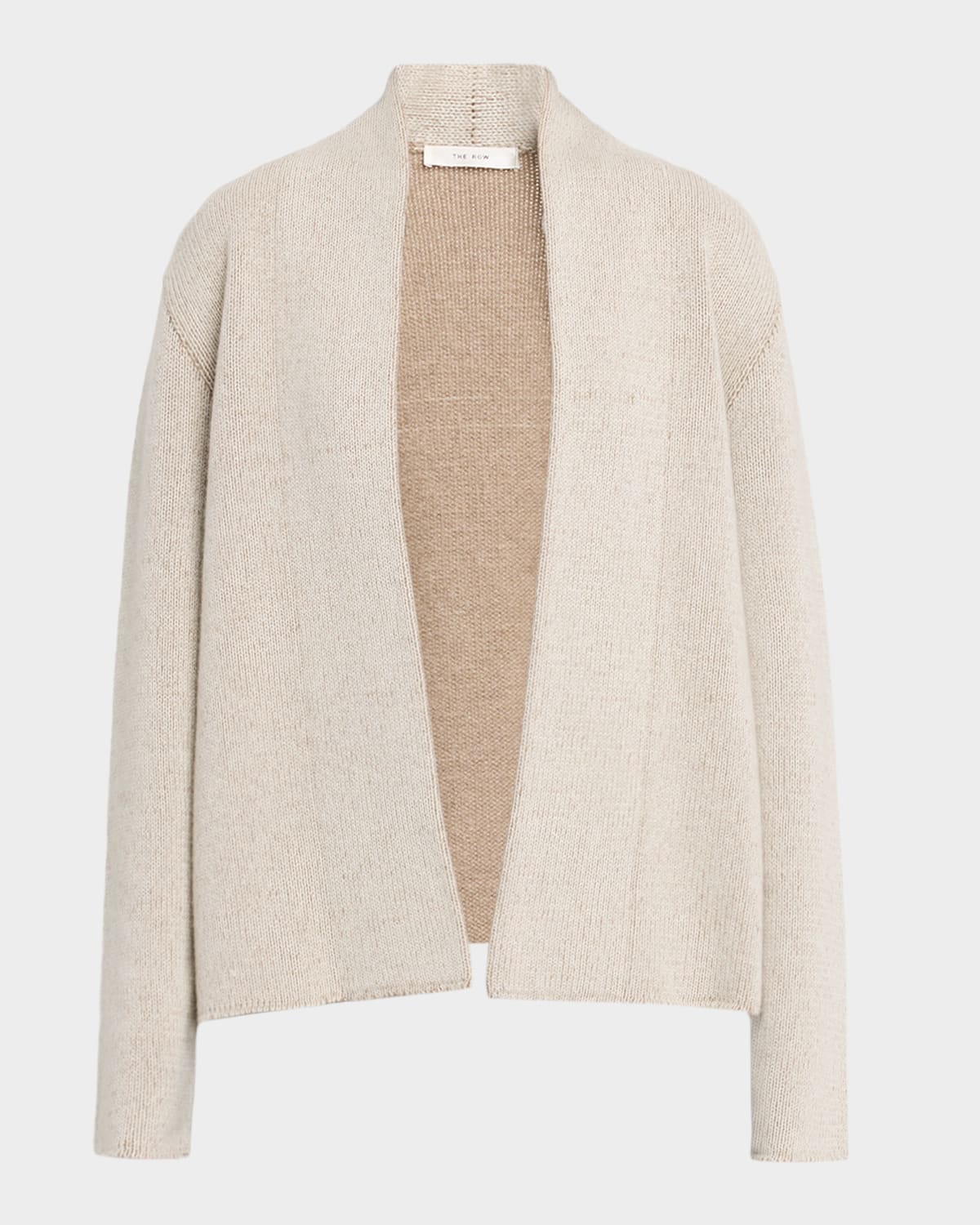 The Row Leriko Cashmere Open Cardigan In Brown
