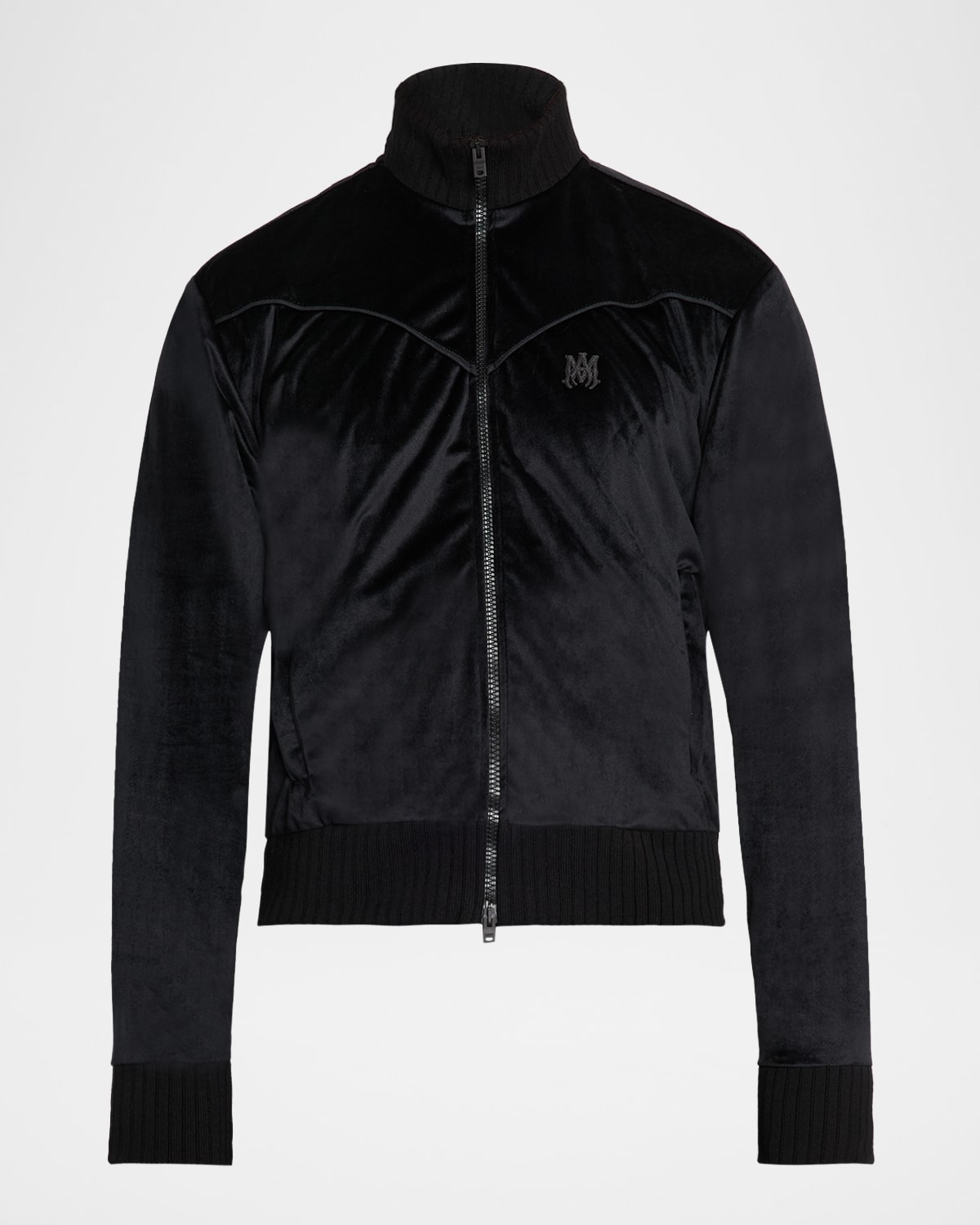 Amiri Men's Velvet Ma Full-zip Track Jacket In Multi