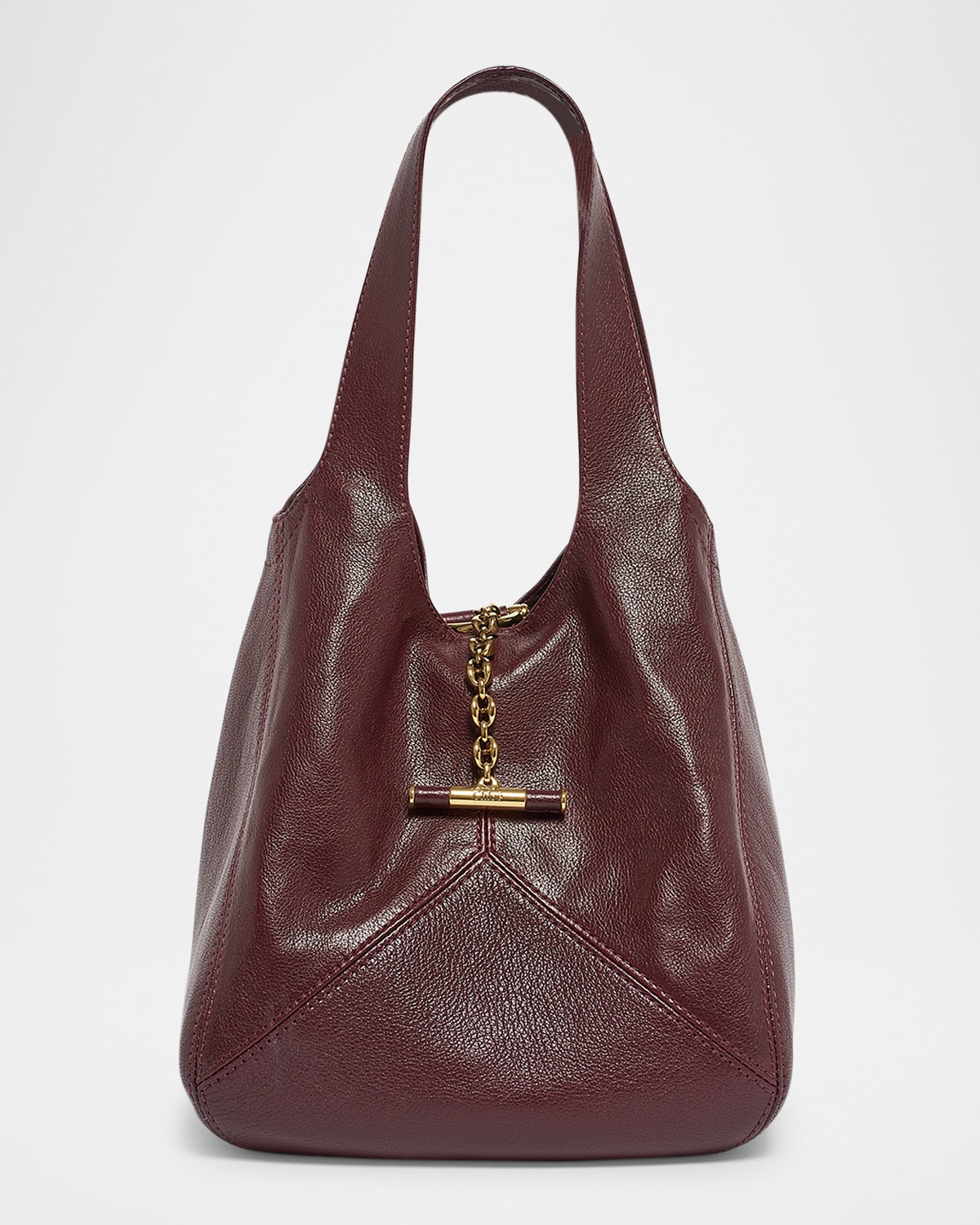 Chloé Balloon Small Top-handle Bag In Leather