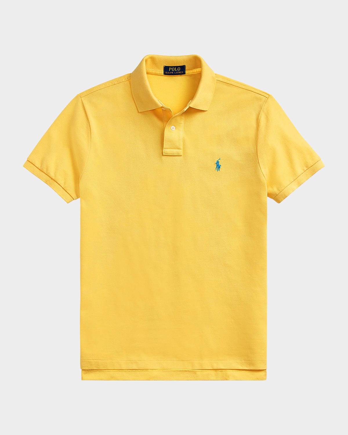 Polo Ralph Lauren Men's Custom Slim Fit Mesh Polo Shirt In Yellow