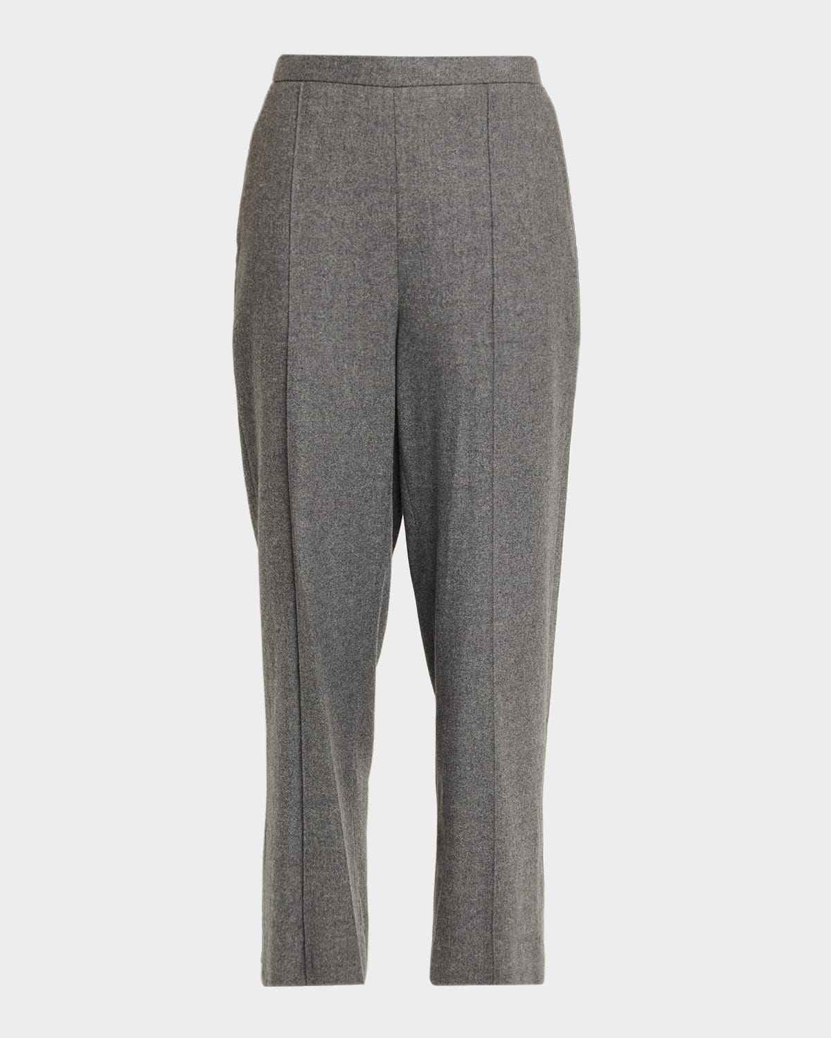 Vince Pull-on Italian Wool-blend Pants In Gray