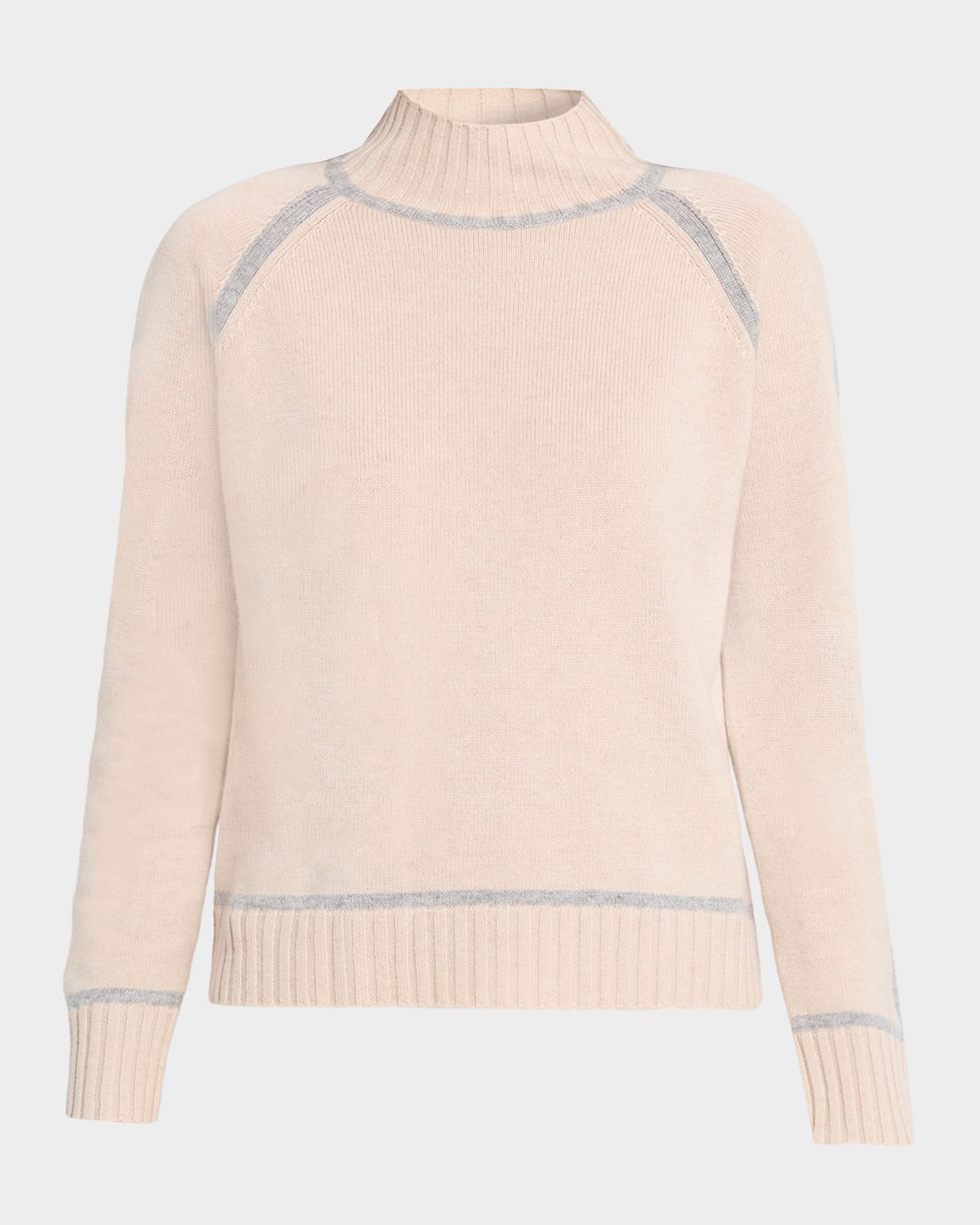 Max Mara Pescara Turtleneck Wool-cashmere Sweater In Pink