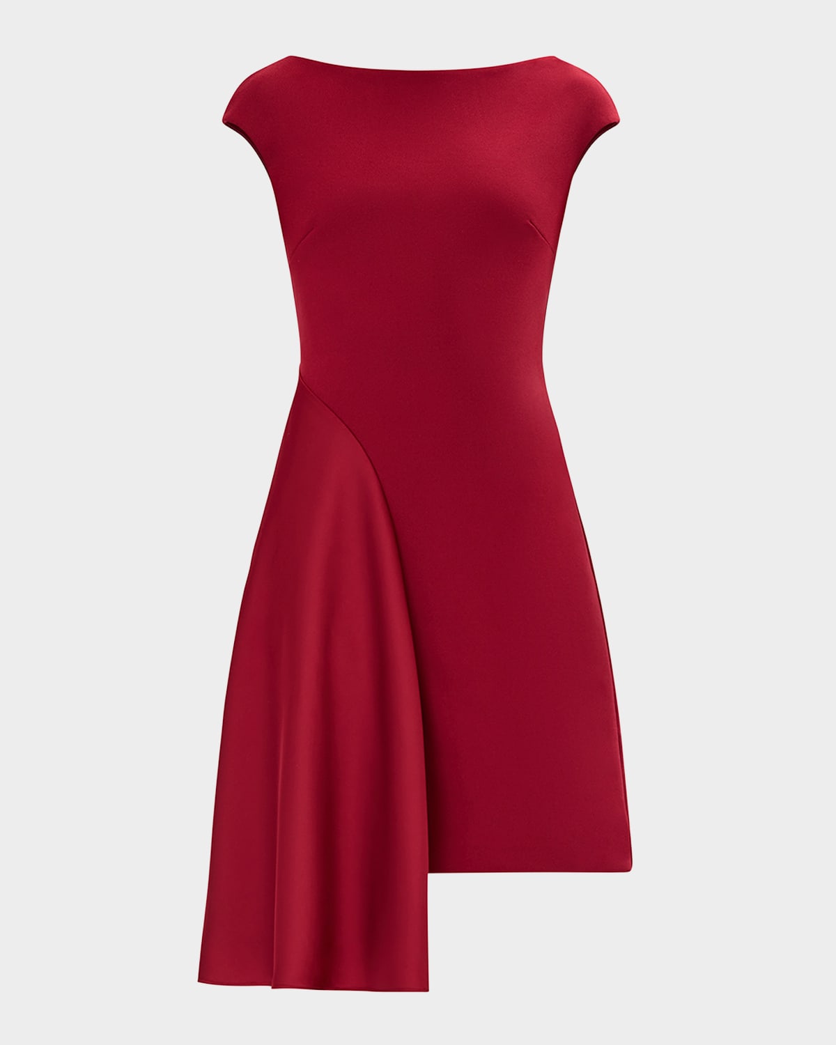 Herve Leger The Bethany Asymmetric Dress In Red