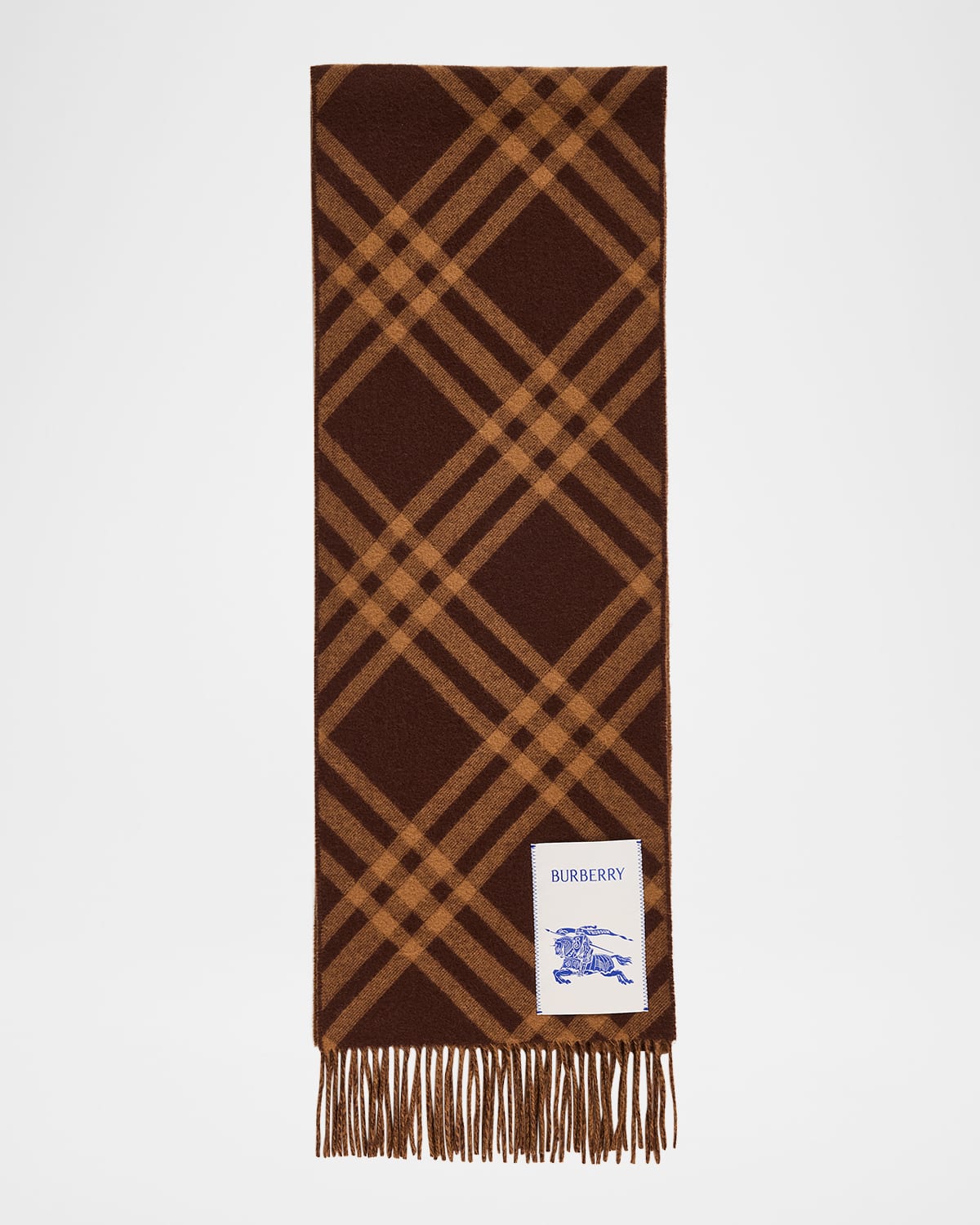 Burberry Men 's Bias Check Cashmere EKD Scarf