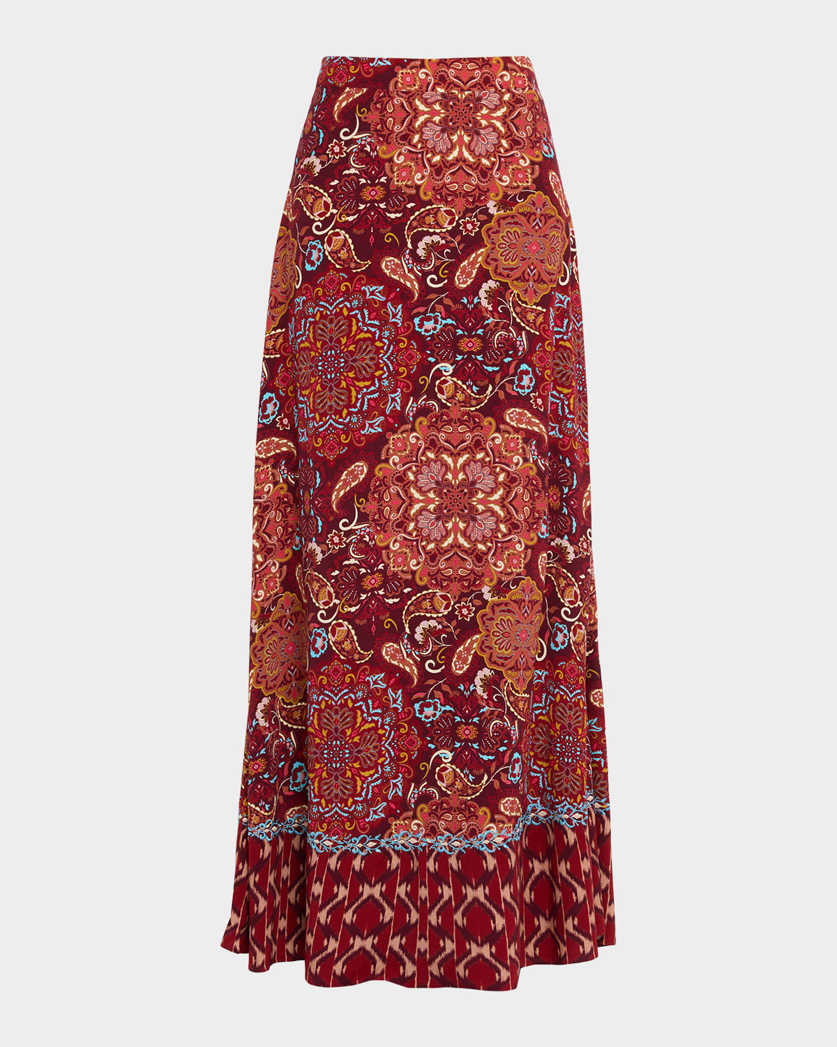 Figue Raelynn Medallion-print Maxi Skirt In Multi