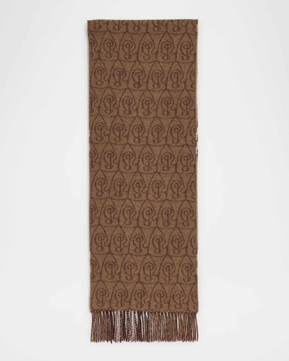 Burberry Men's Reversible B Shield Cashmere Scarf