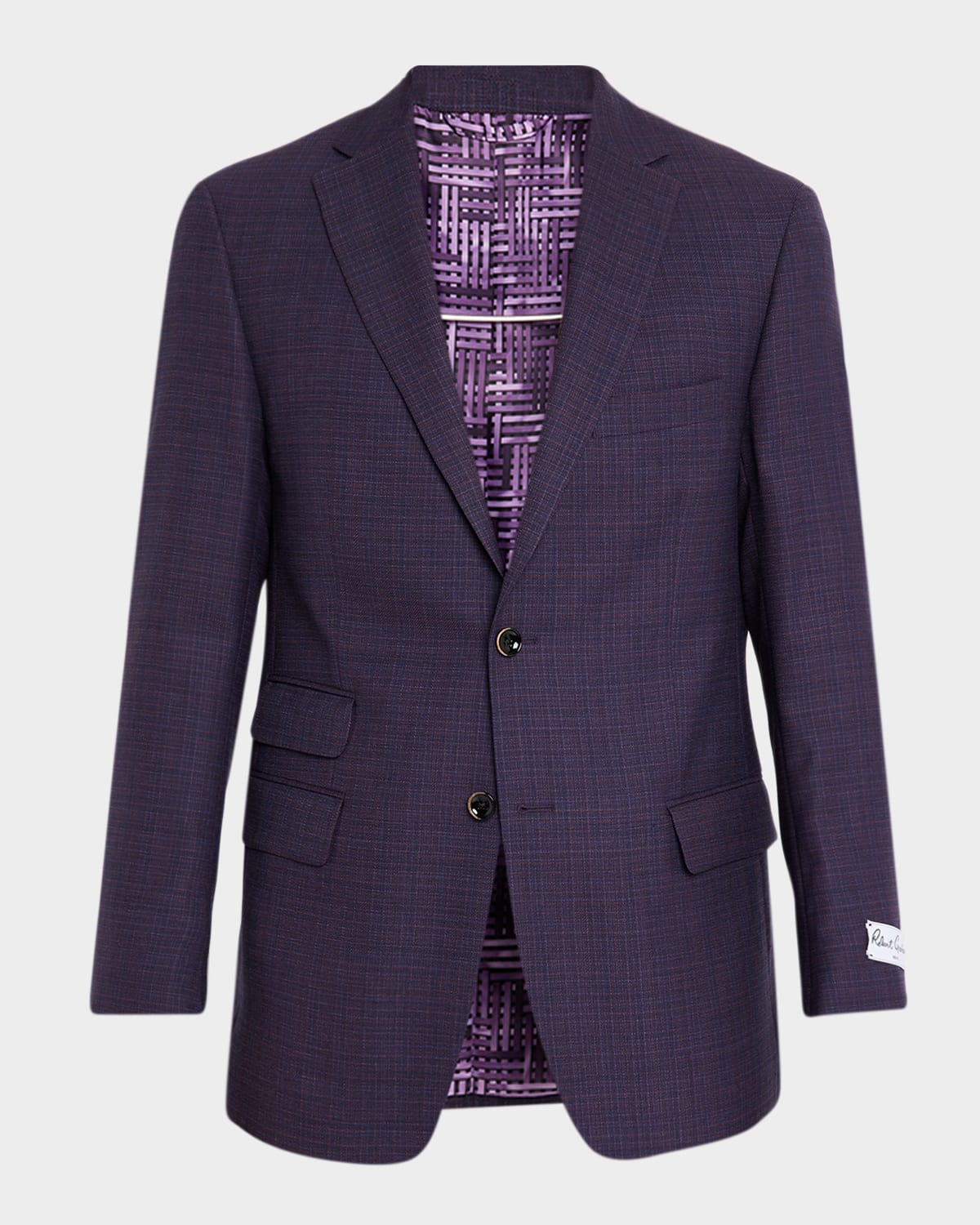 Robert Graham Men 's Woodson Tailored Fit Two-Button Blazer