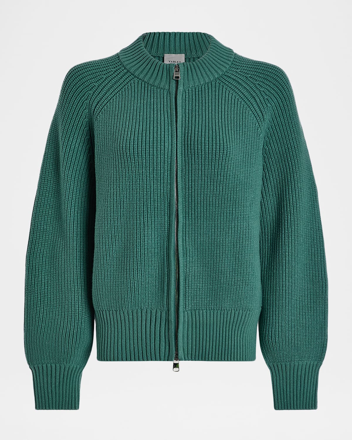 Varley Milo Knit Jacket In Blue