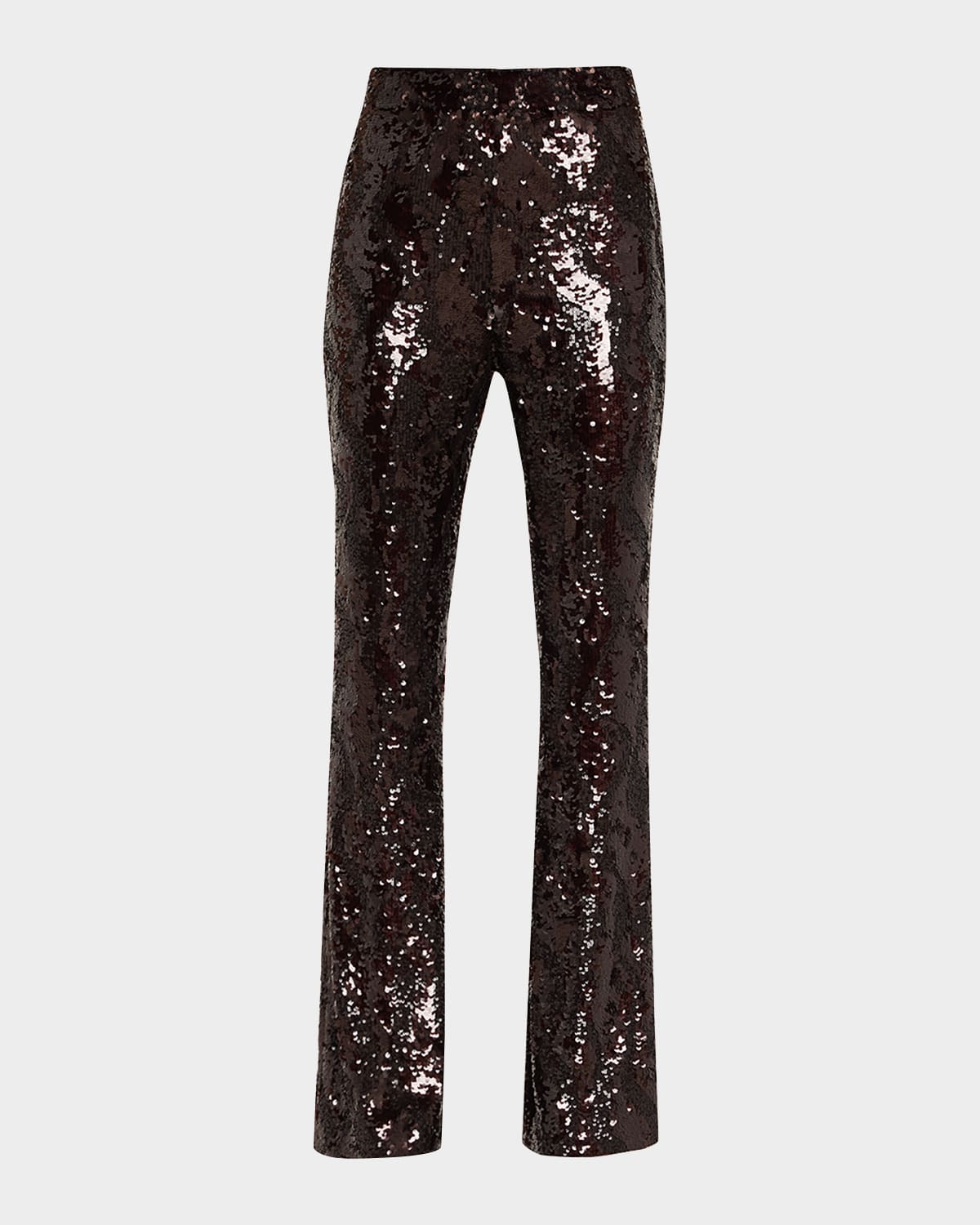 Veronica Beard Collier Sequined Skinny Flare Pants