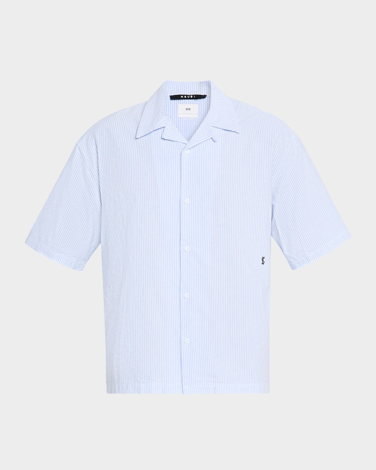 Ksubi Men 's Neo Nostalgia Caring Cotton Stripe Short-Sleeve Shirt