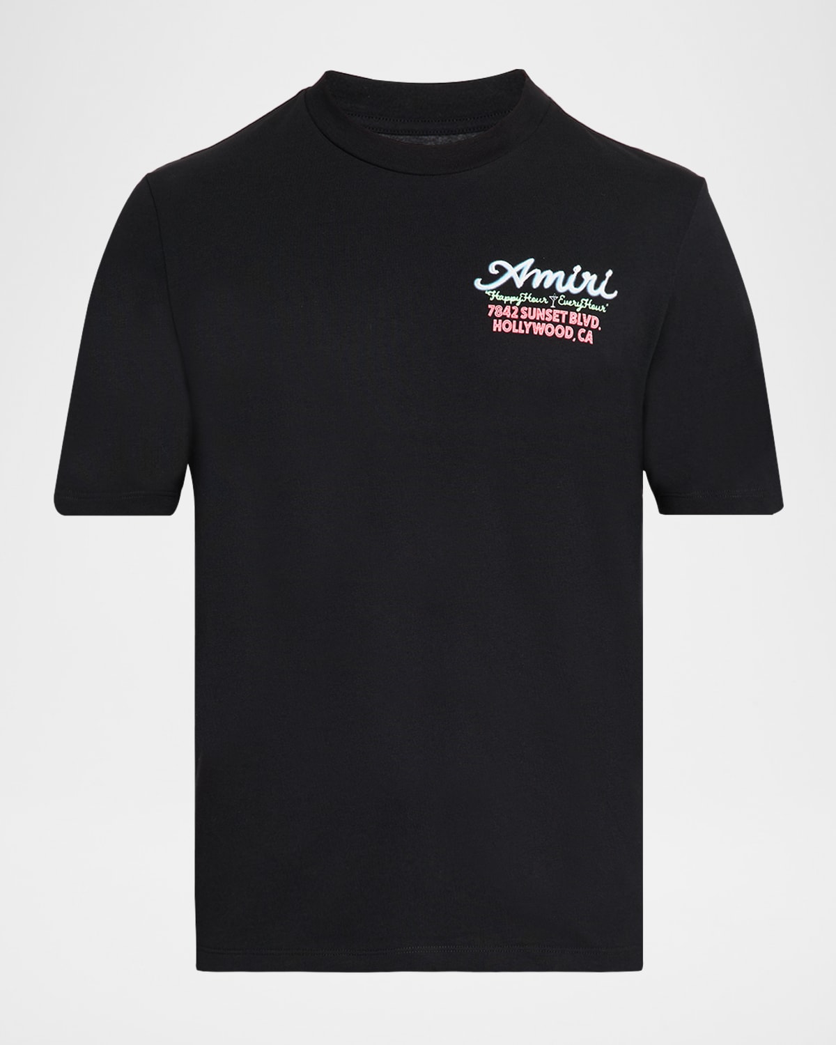 Amiri Men's Neon Lights Oversized T-shirt In Black