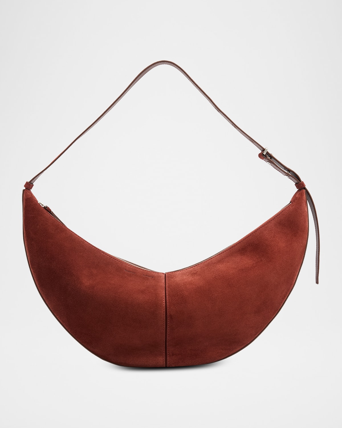 Proenza Schouler Slide Suede Hobo Bag In Brown