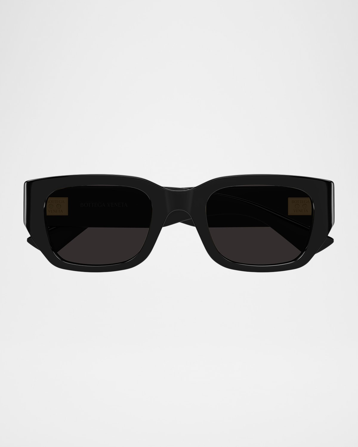 Bottega Veneta Men 's Bv1400s-001 Acetate Rectangle Sunglasses