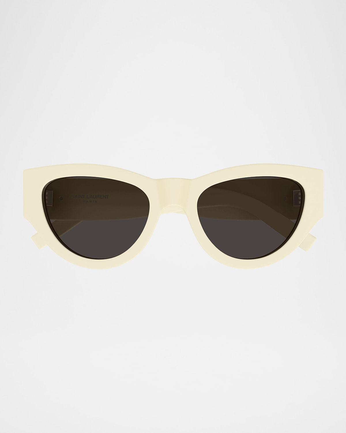 Saint Laurent Color Animation 53mm Acetate Cat-eye Sunglasses In Neutral