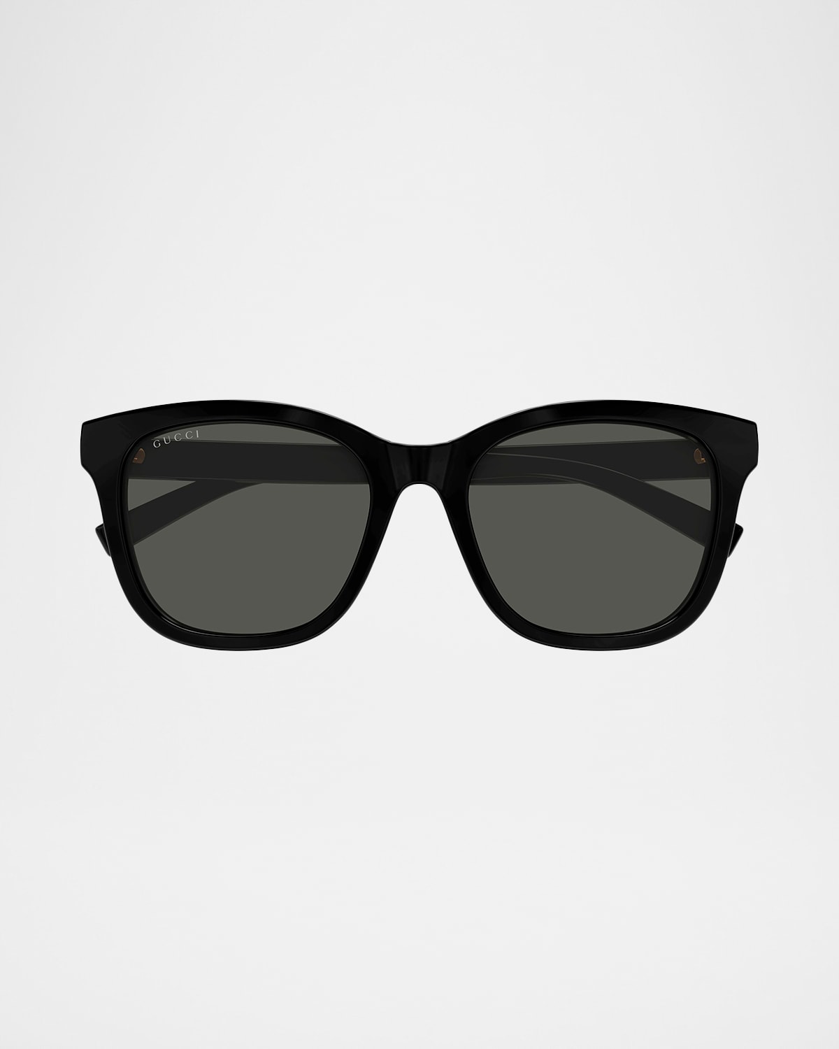 Gucci Lines 55mm Acetate Square Sunglasses
