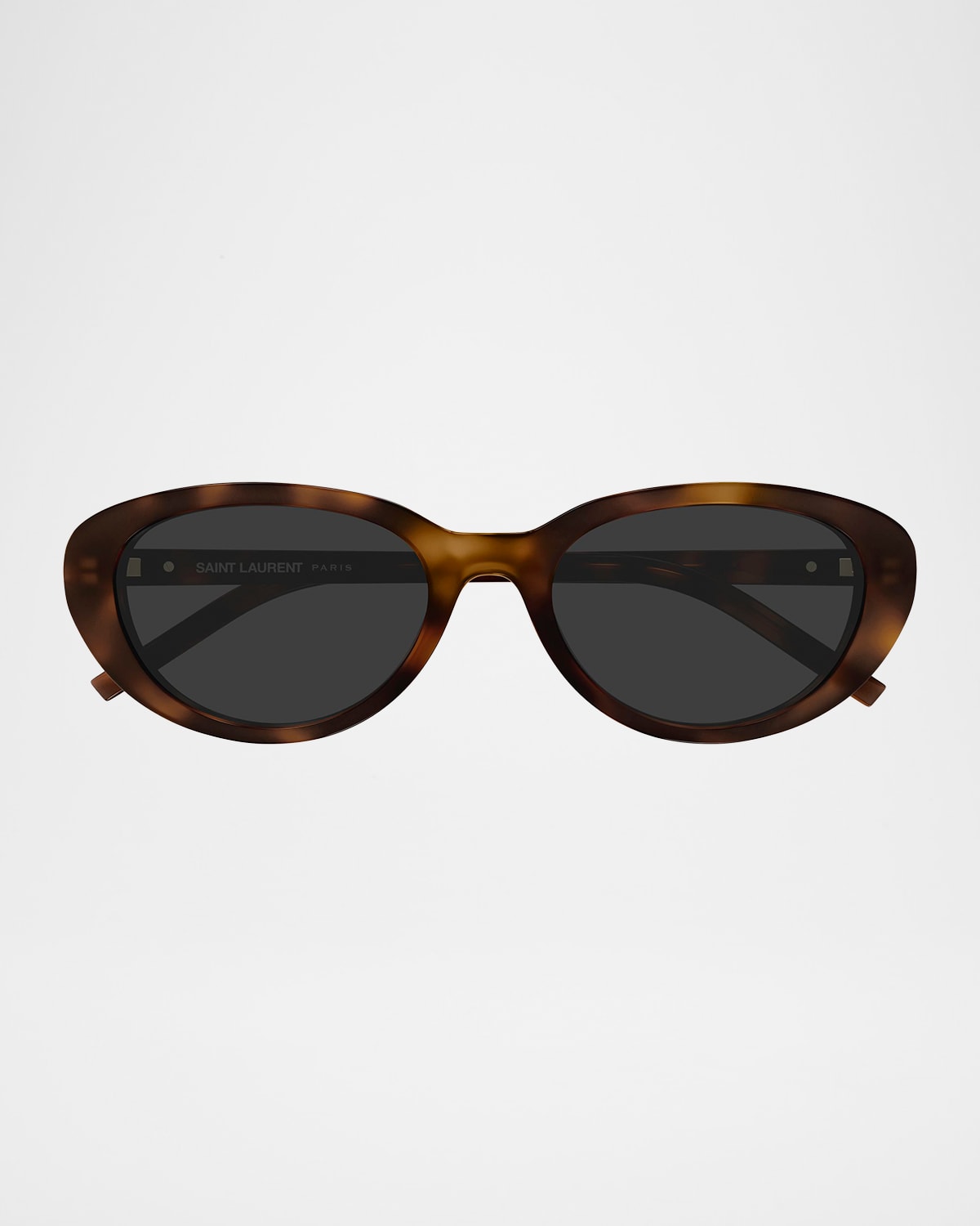 Saint Laurent 55mm Acetate Cat-eye Sunglasses In Brown
