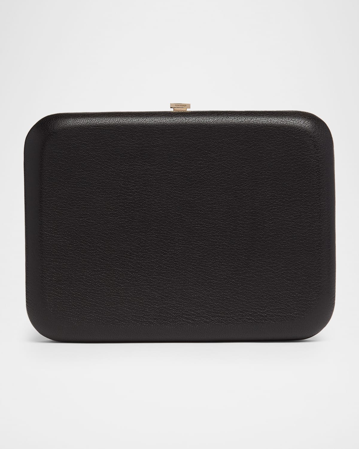 Tom Ford Clutch Bag In Calfskin In Black