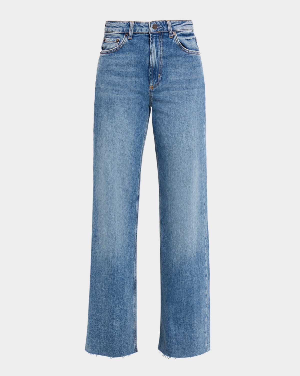 Rails Getty Wide High-rise Jeans In Blue