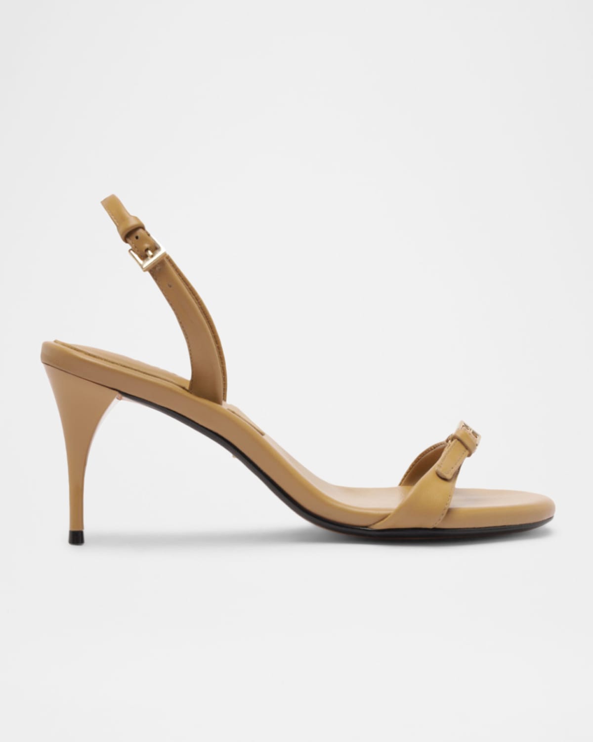 Schutz Aurora Leather Slingback Mid-heel Sandals In Multi