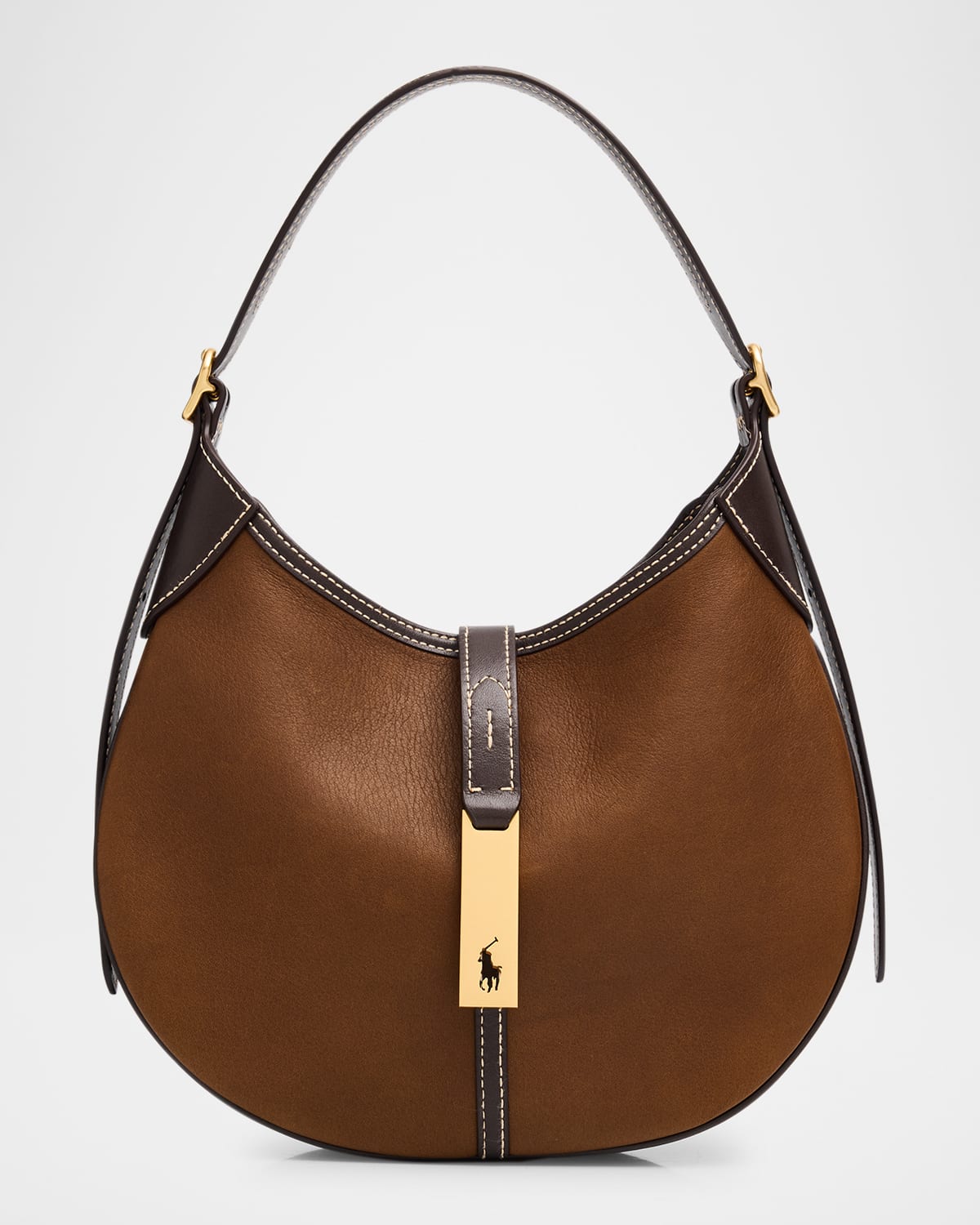 Polo Ralph Lauren Polo Id Leather Small Shoulder Bag