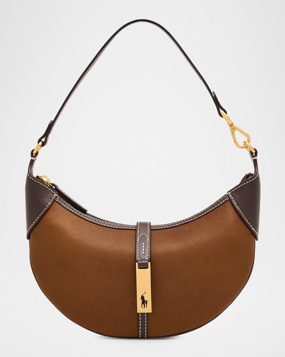 Polo Ralph Lauren Polo Id Leather Mini Shoulder Bag