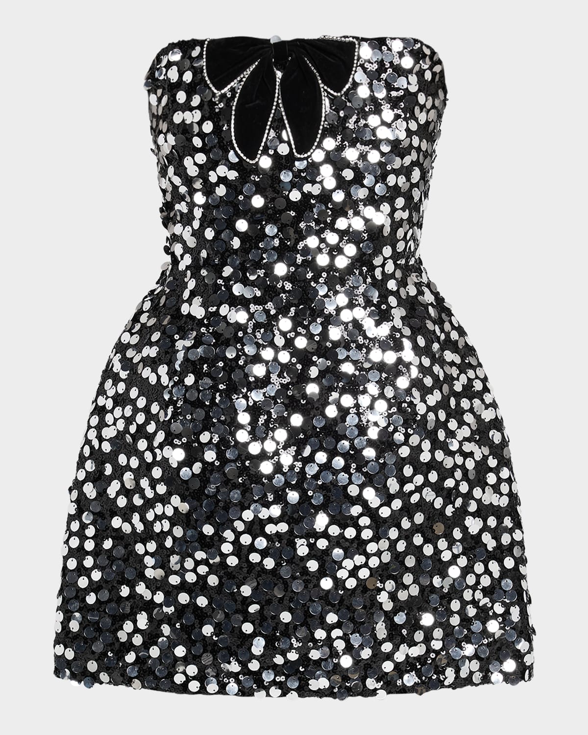 Bronx and Banco Maraya Sequined Strapless Mini Dress
